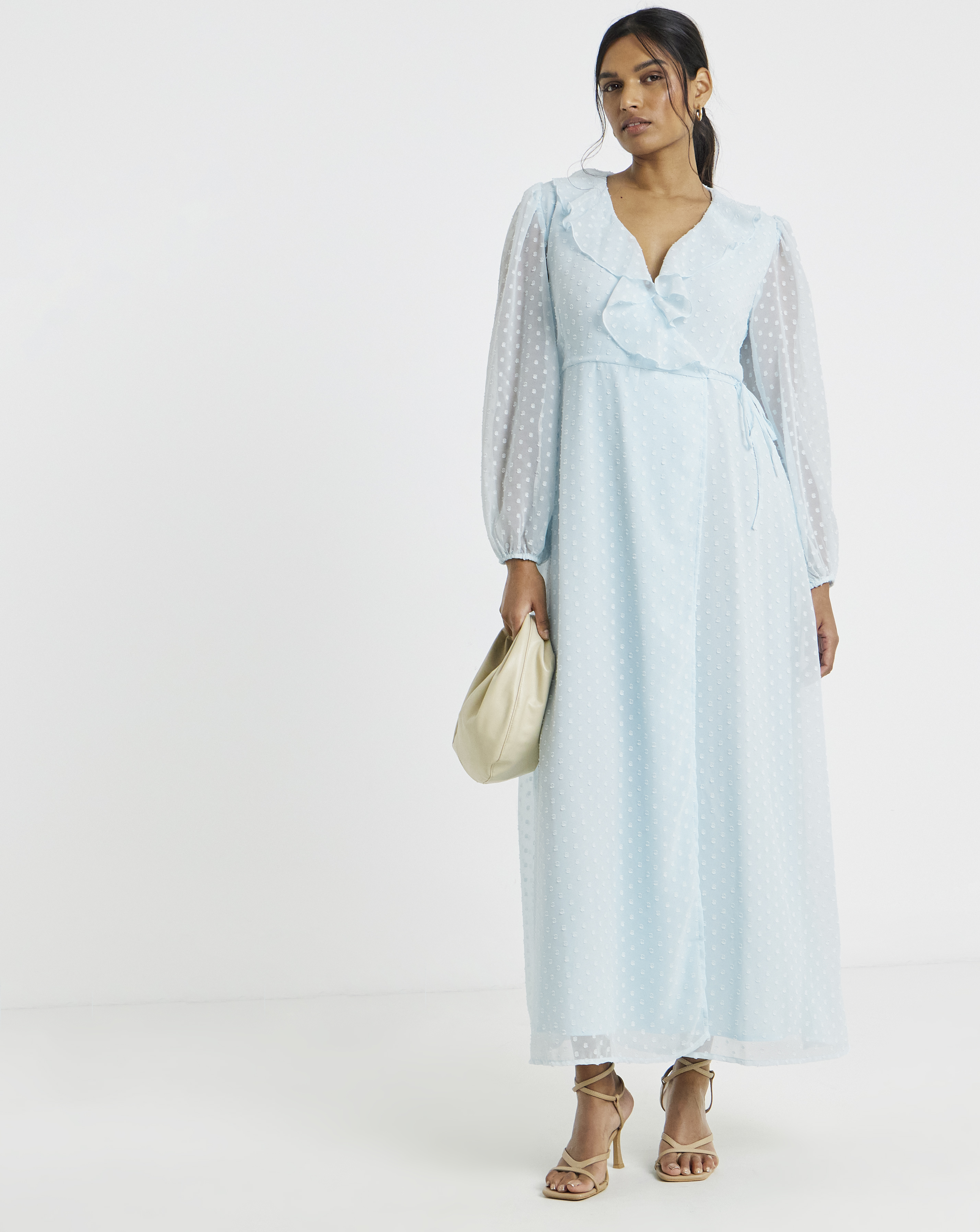 Vila L/S V-Neck Wrap Dress