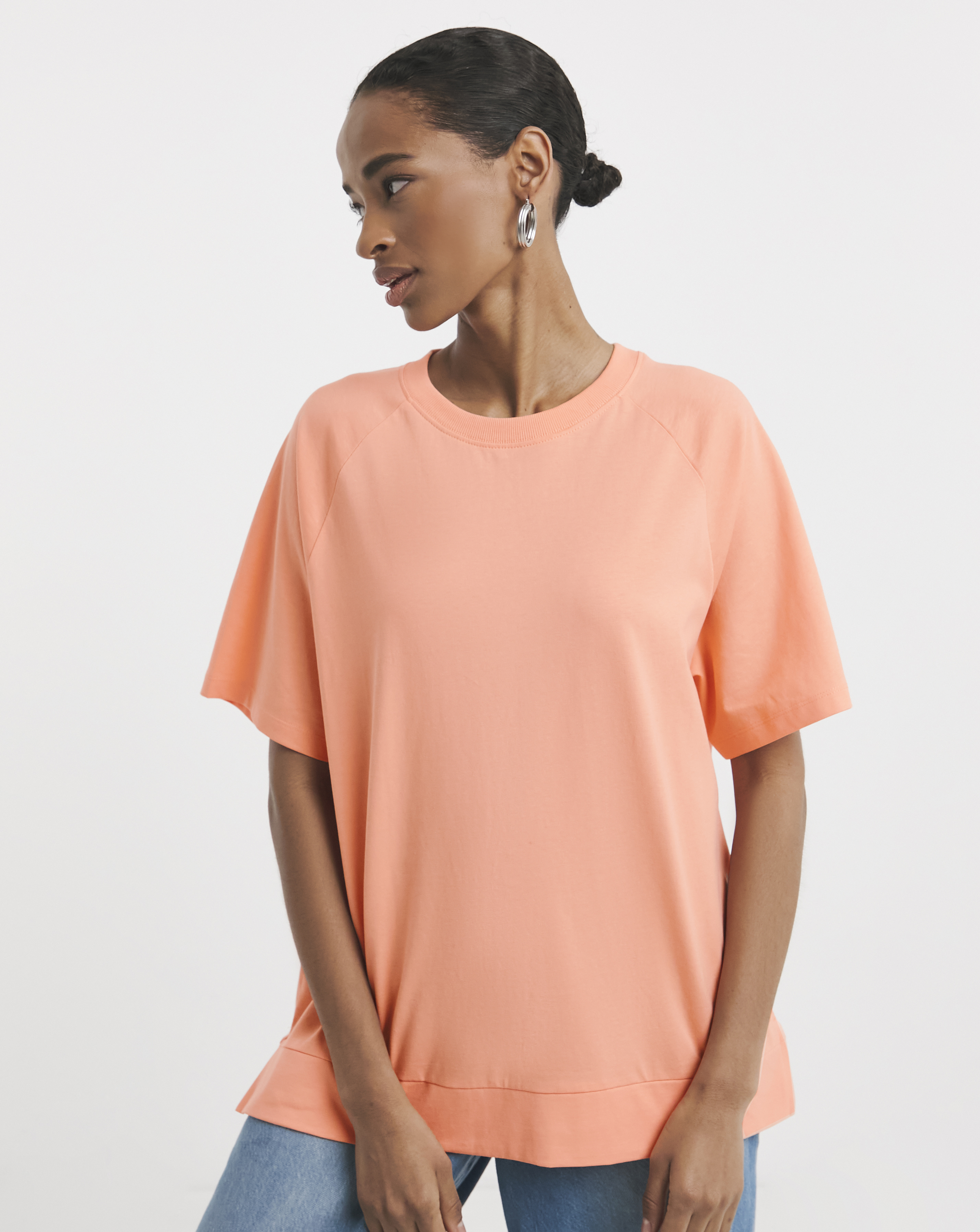 Crew Neck Raglan T-shirt