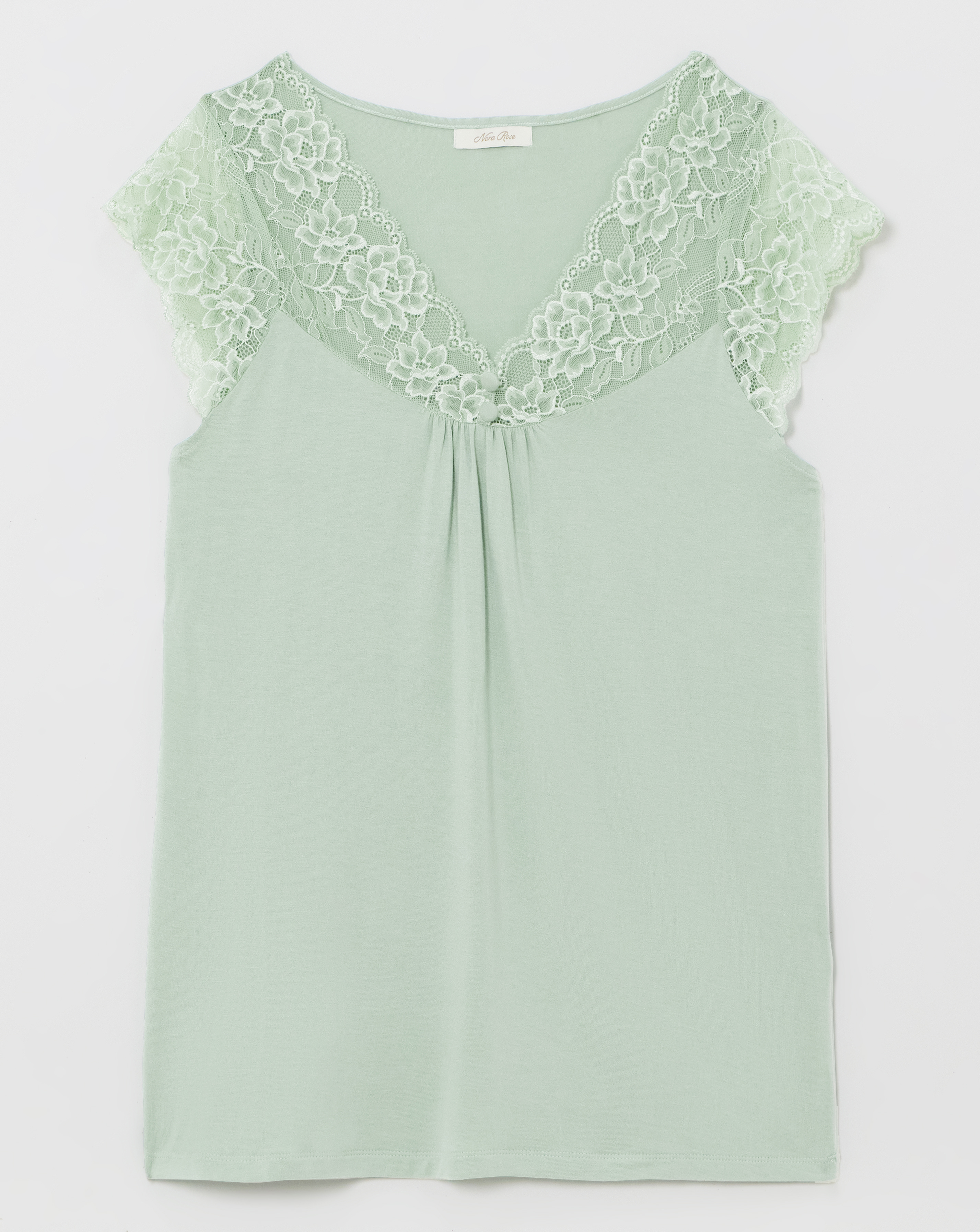 Nora Rose Jersey Cap Sleeve Pyjama Set
