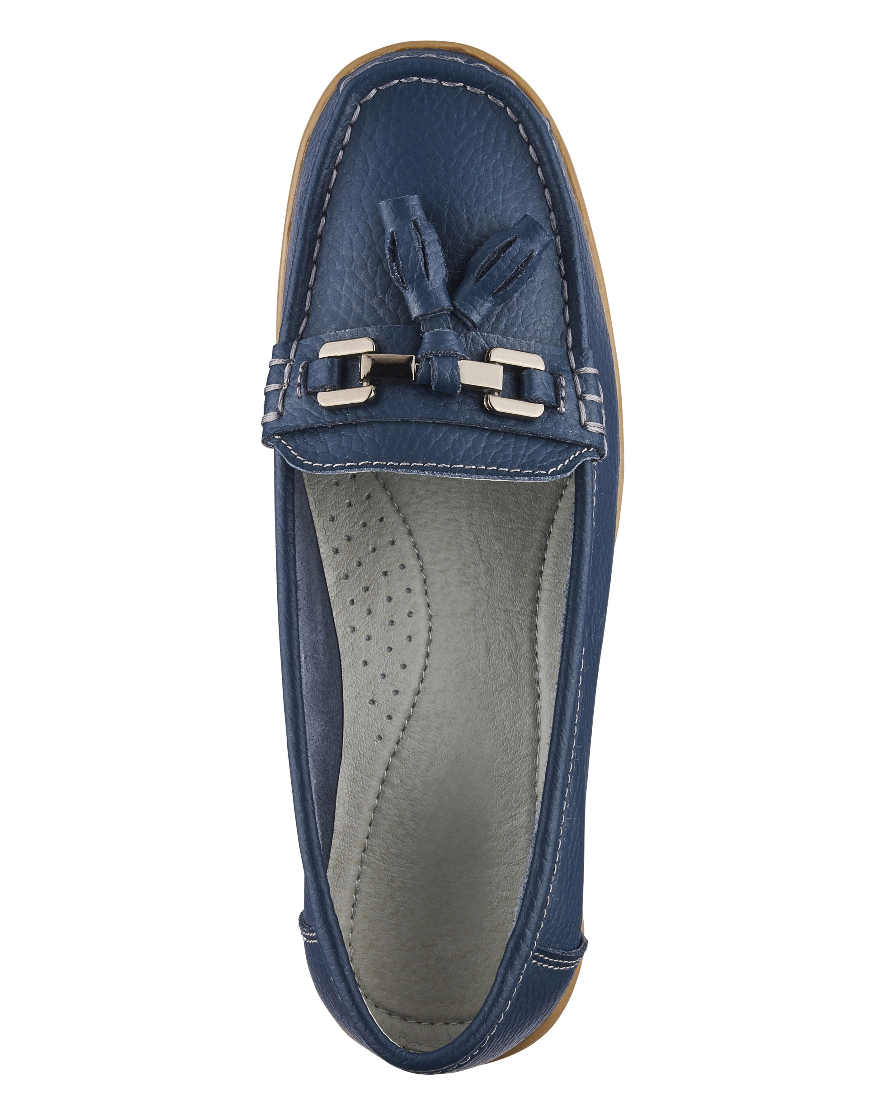 Leather Tassel Loafers EEE Fit