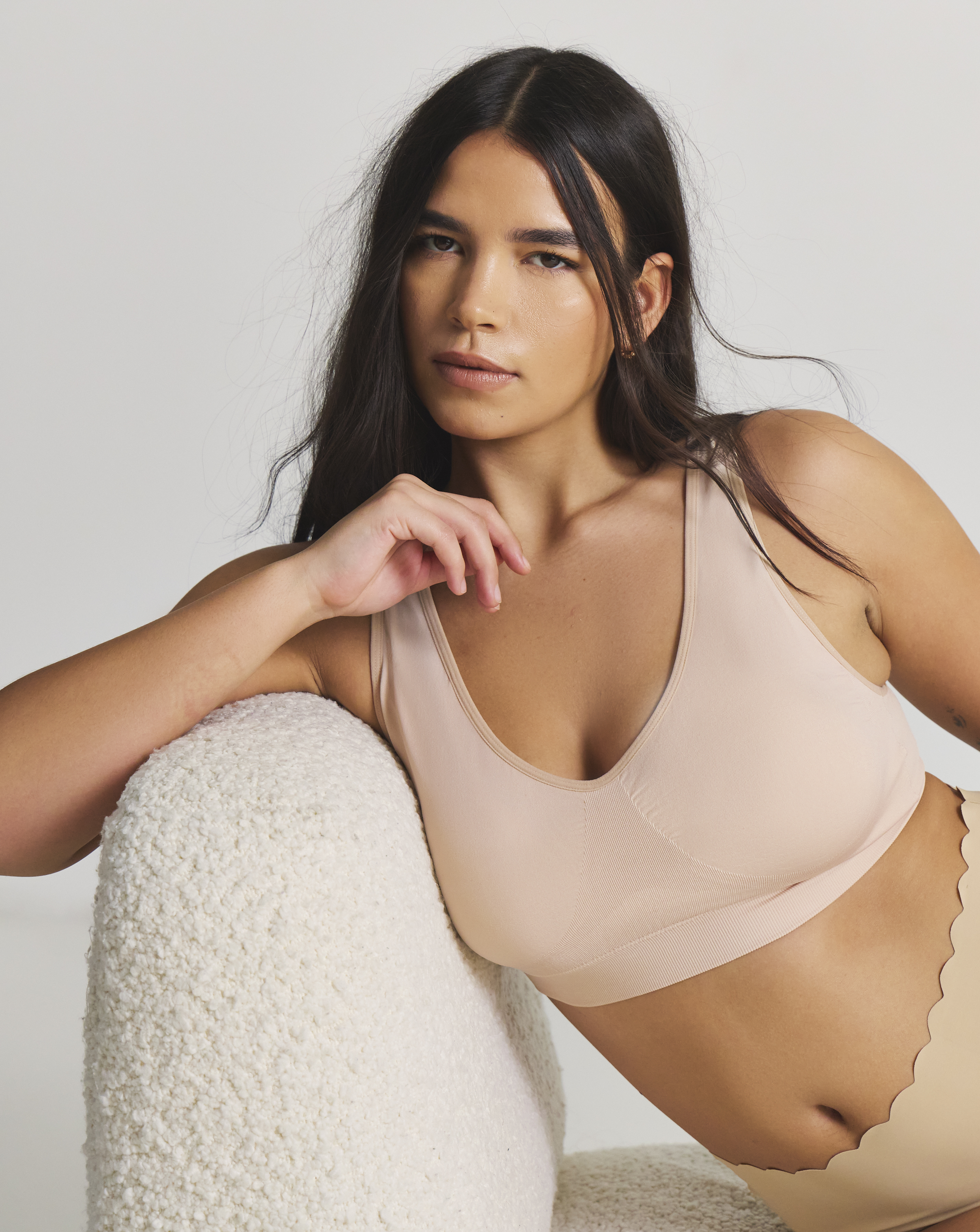 V Front Seamfree Comfort Bra