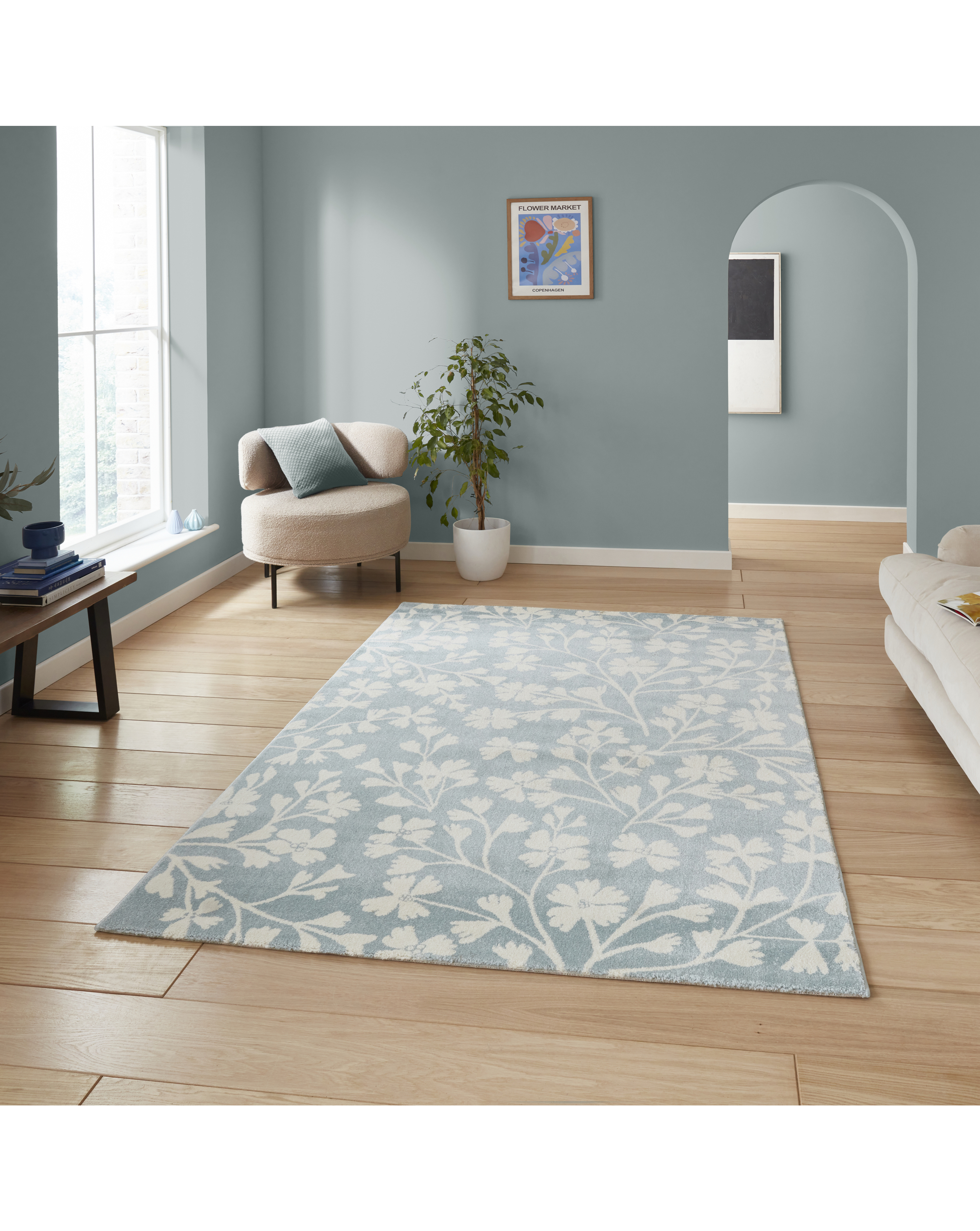 Catherine Lansfield Grace Floral Rug