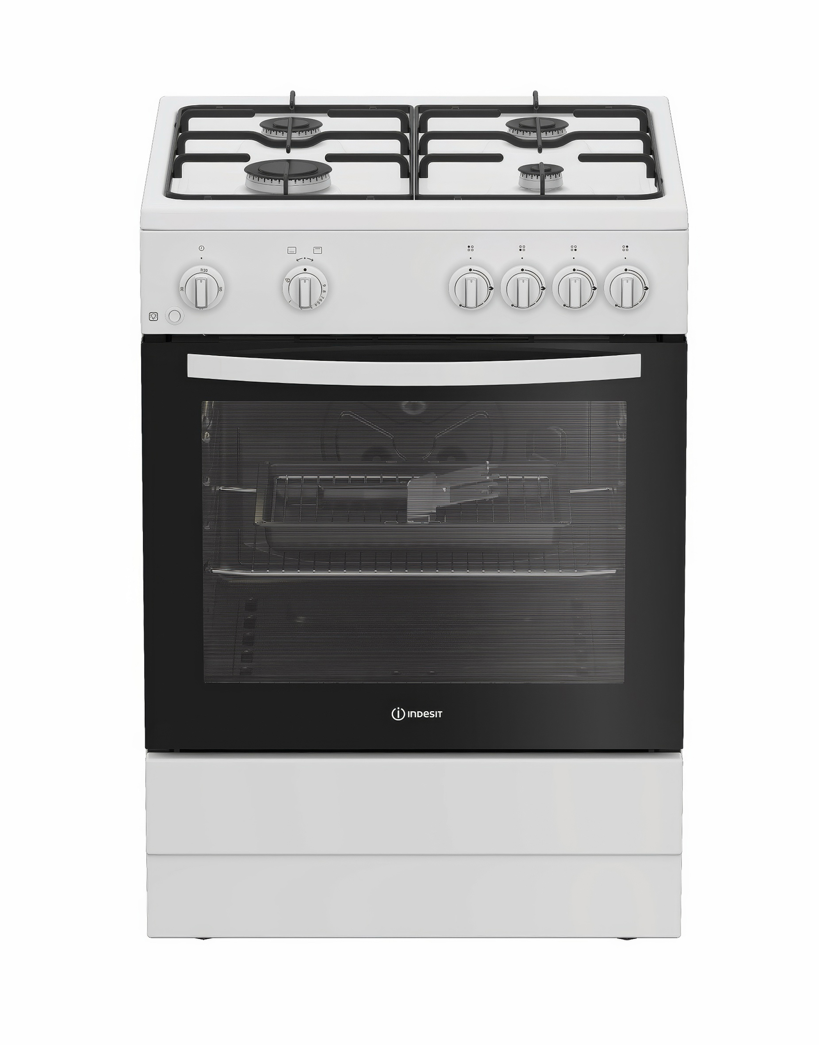 Indesit I6GGMMWUK White Gas Cooker Single Cavity 60cm (LPG Convertible) PGC NEW - Image 5