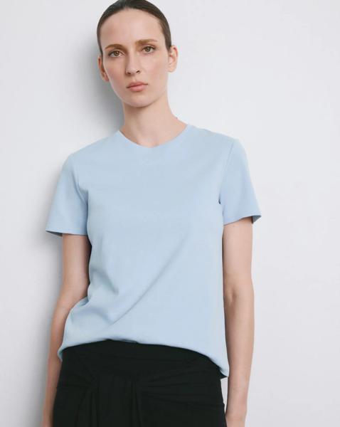 Mango Short- Sleeve Cotton T-Shirt