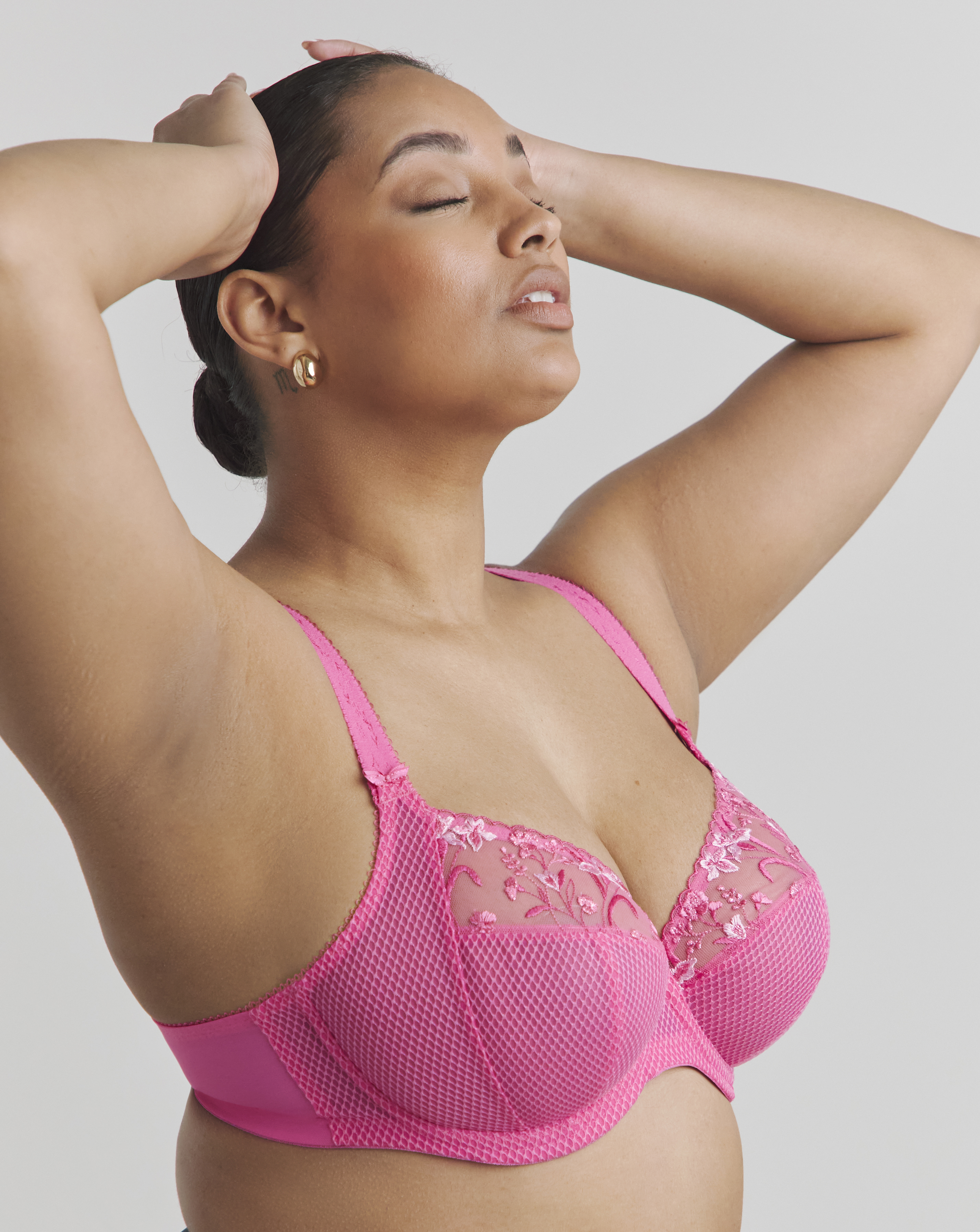 Elomi Charley Plunge Wired Bra Pink