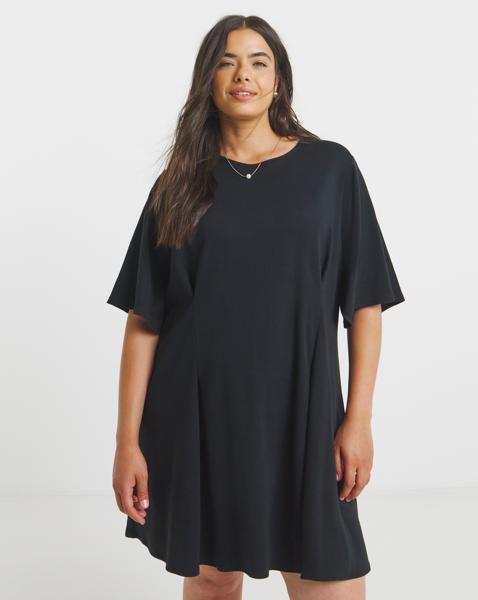 Cinched Waist T-Shirt Dress