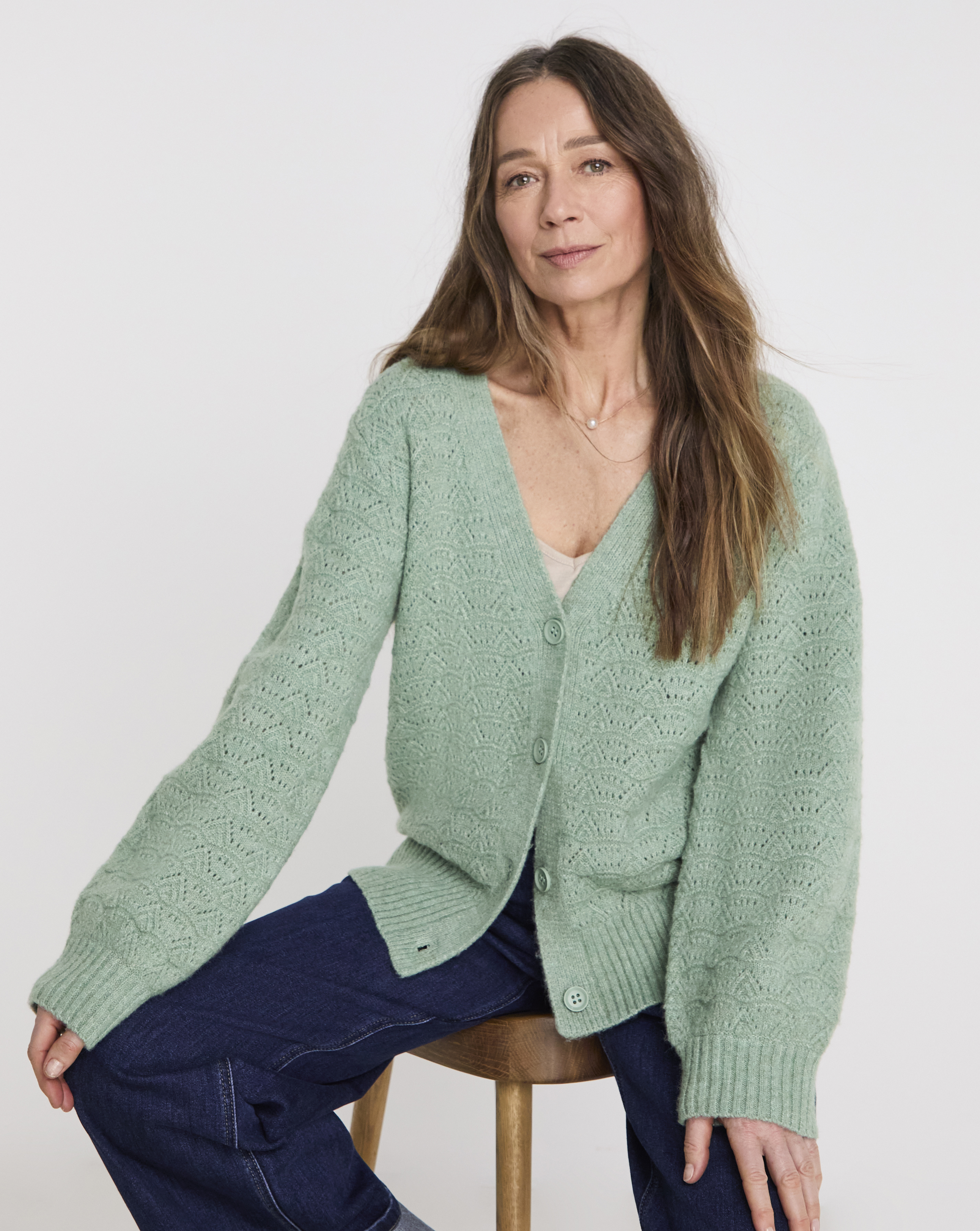 ALL OVER STITCH CARDIGAN