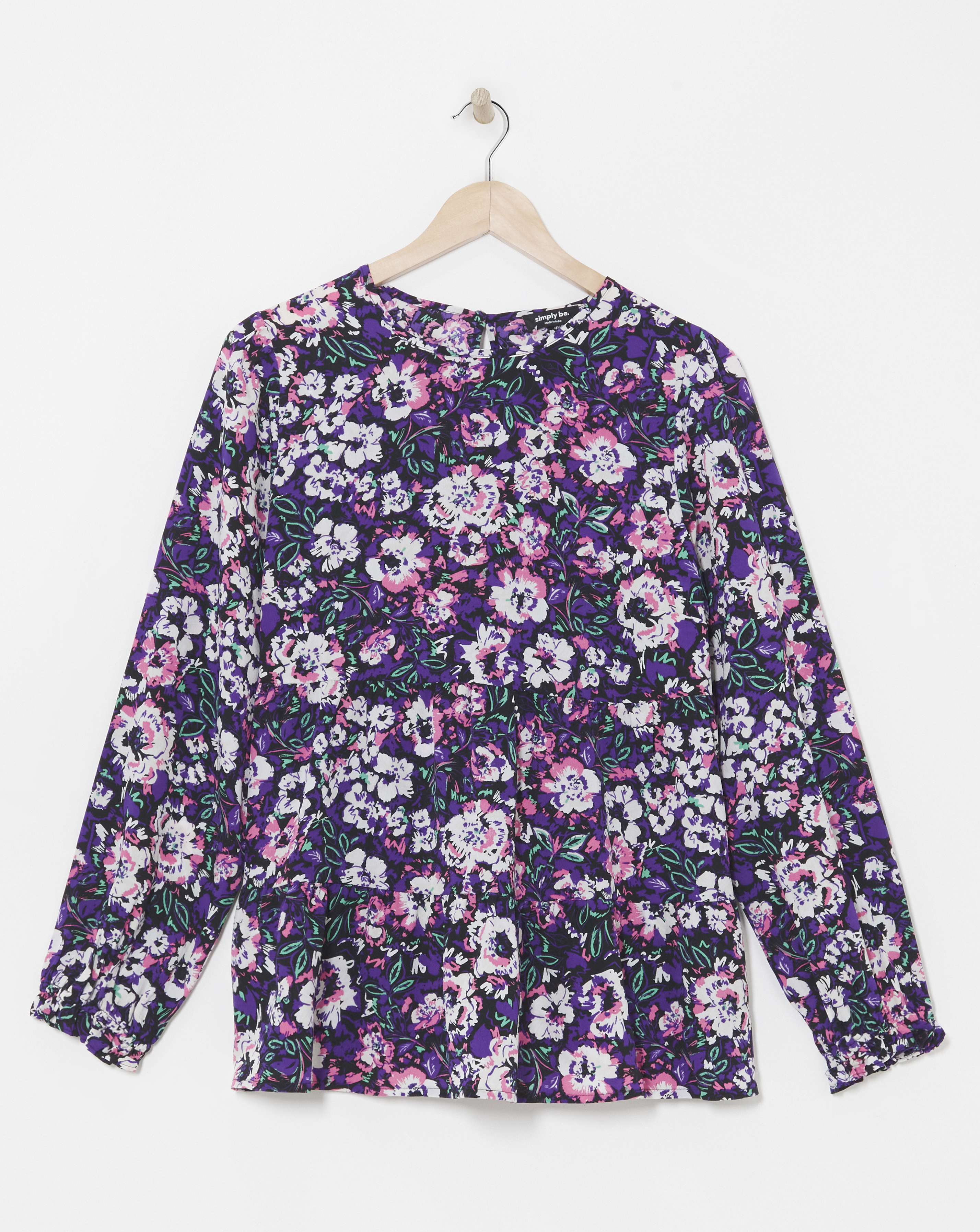 Smock Blouse With Matching Scrunchie