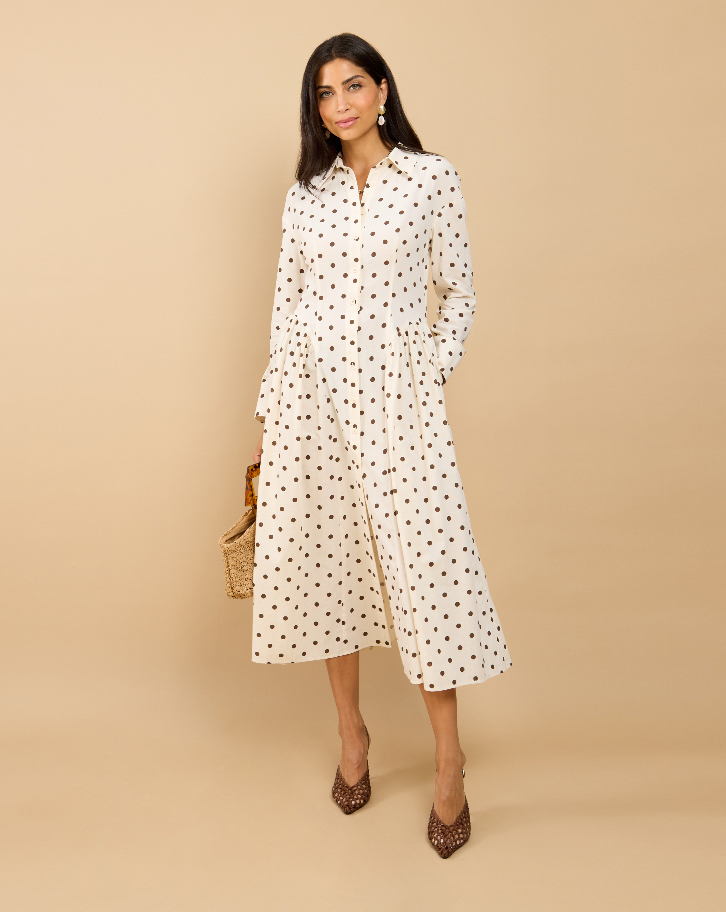 LM Polka Dot Midaxi