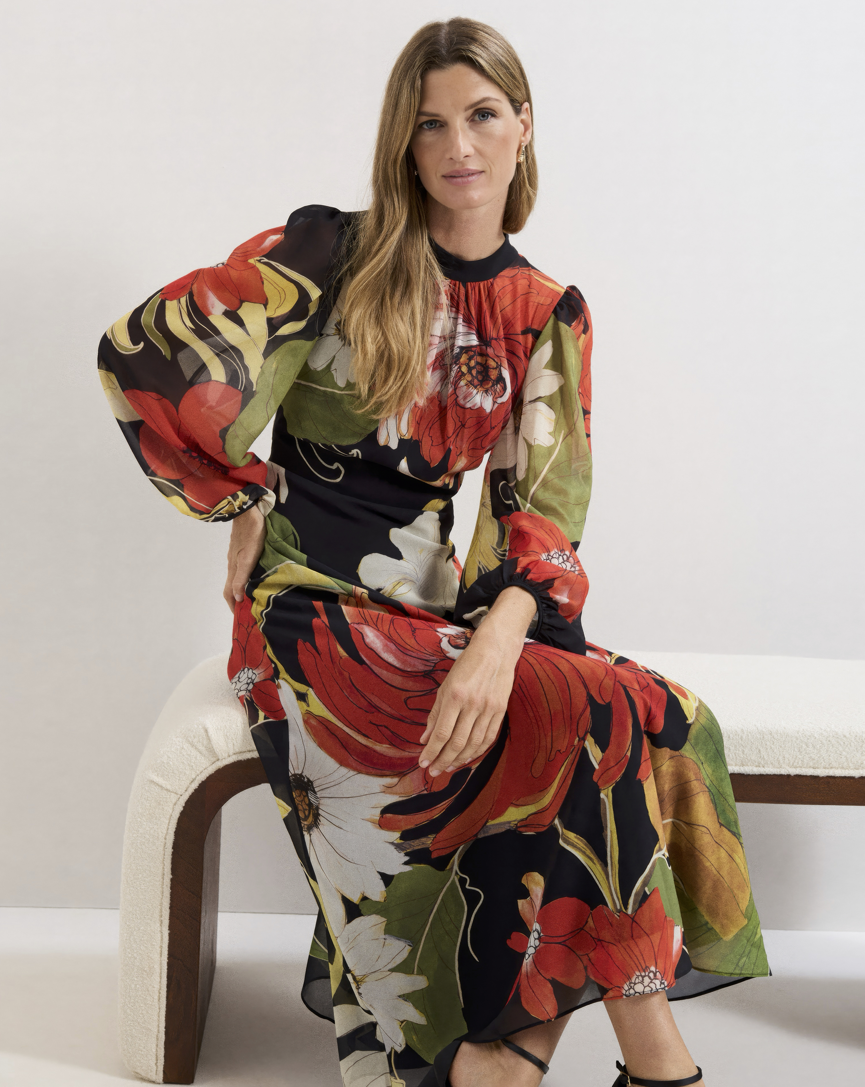 Phase Eight Eve Floral Printed Dress