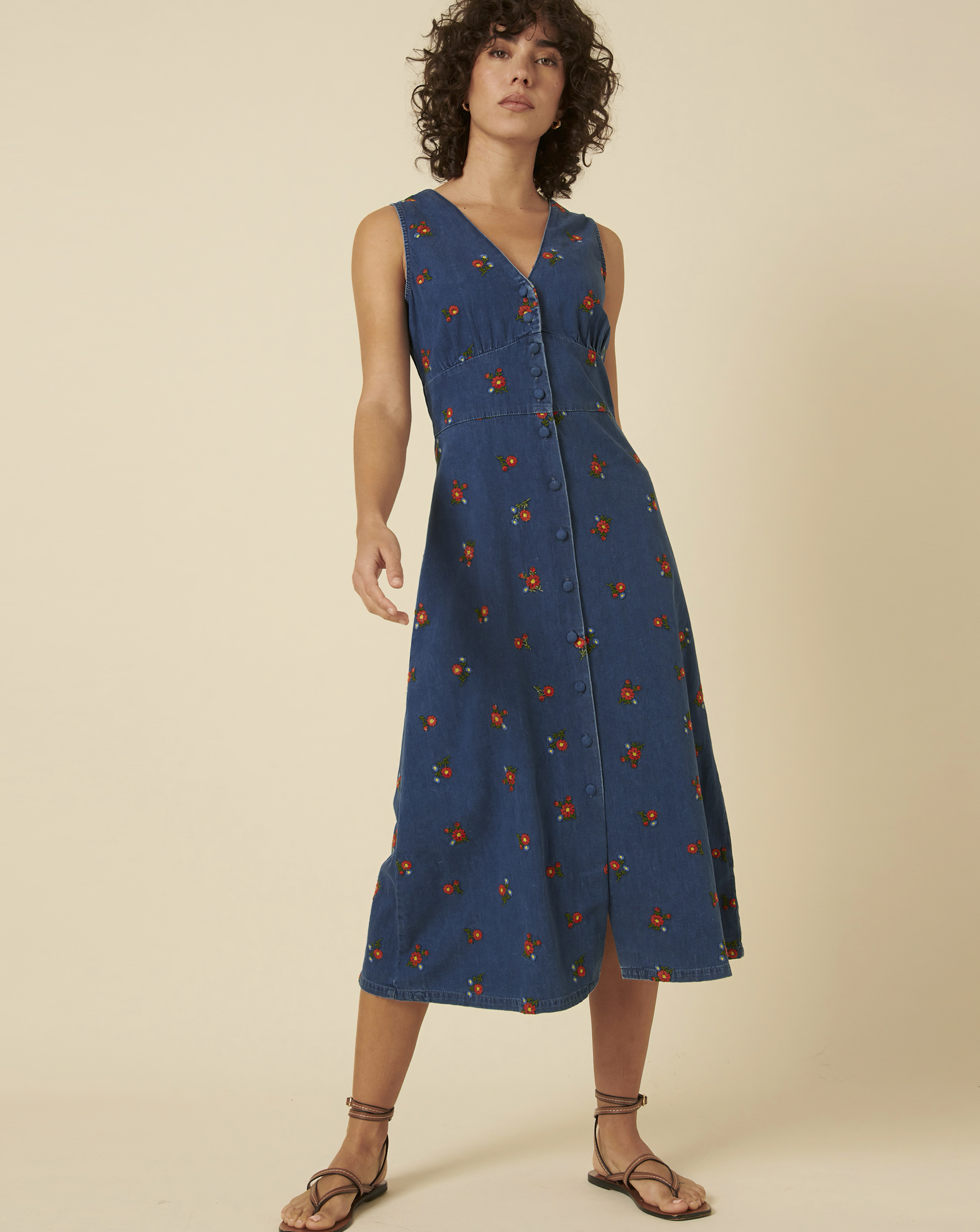 Nobody's Child Midi Dress