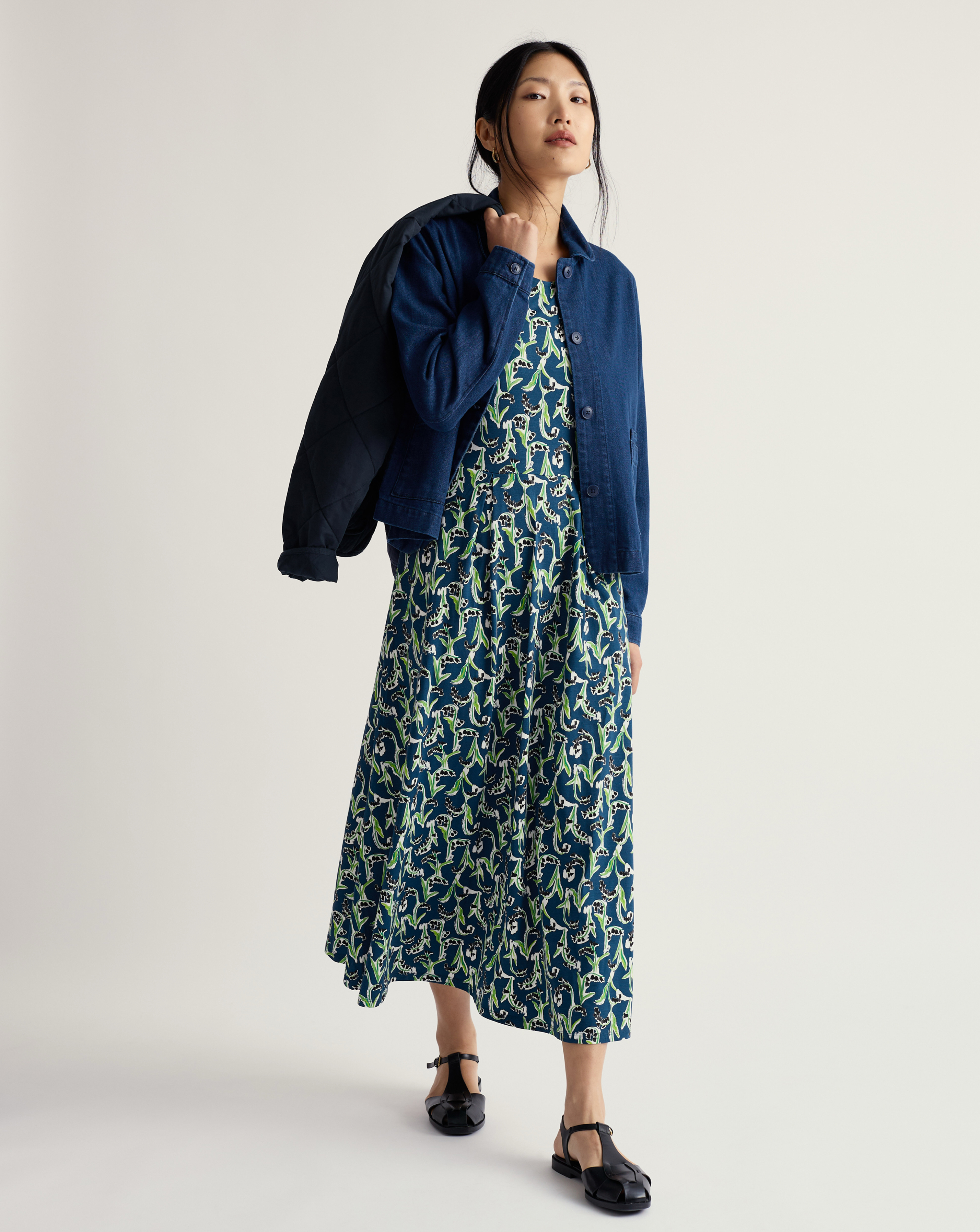 Seasalt Cornwall Veronica Dress Blue Multi-Coloured - Seasalt - Size8