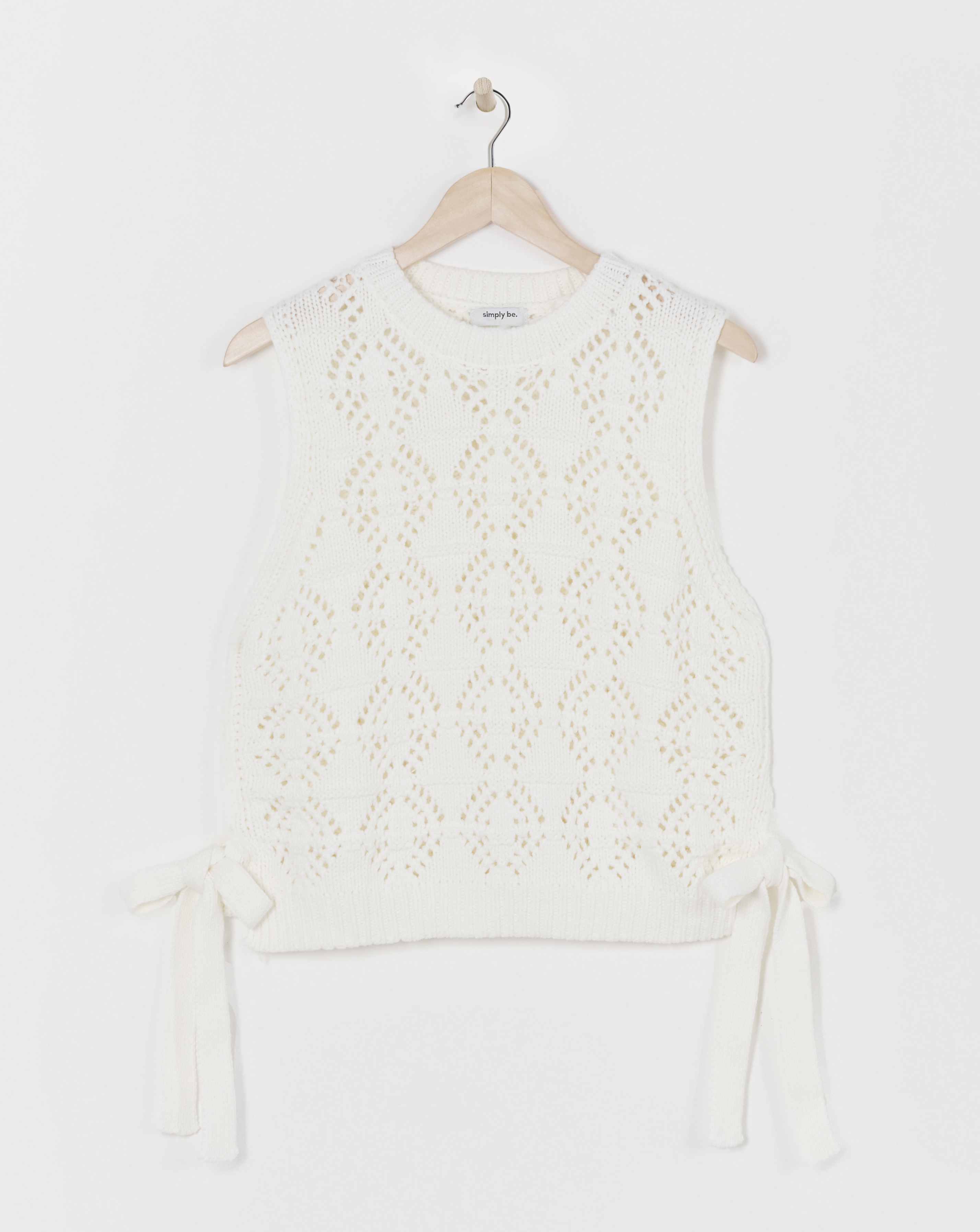 Cotton Tie Side Knitted Tank