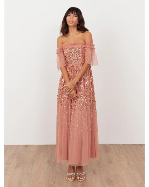 Maya Deluxe Sequined Dress