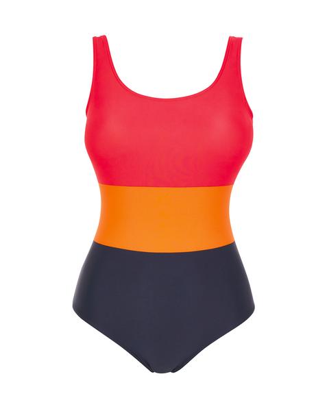 Sports Colourblock Swimsuit