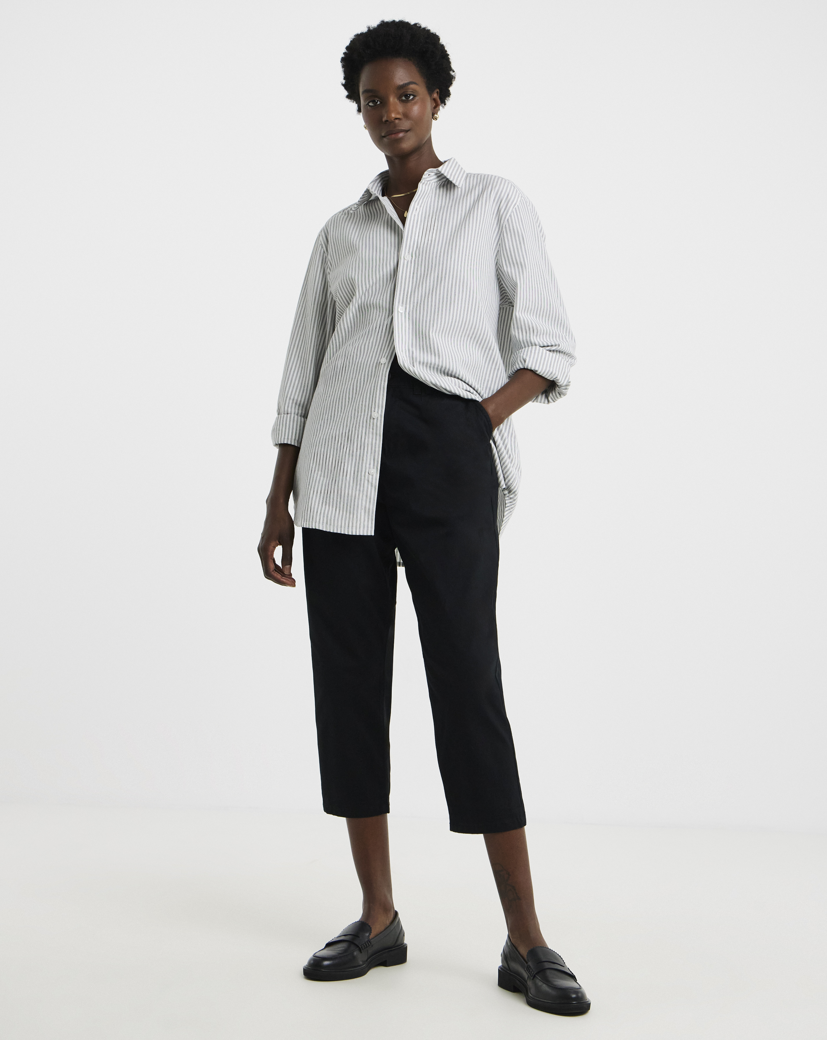 Stretch Cropped Chino Trouser