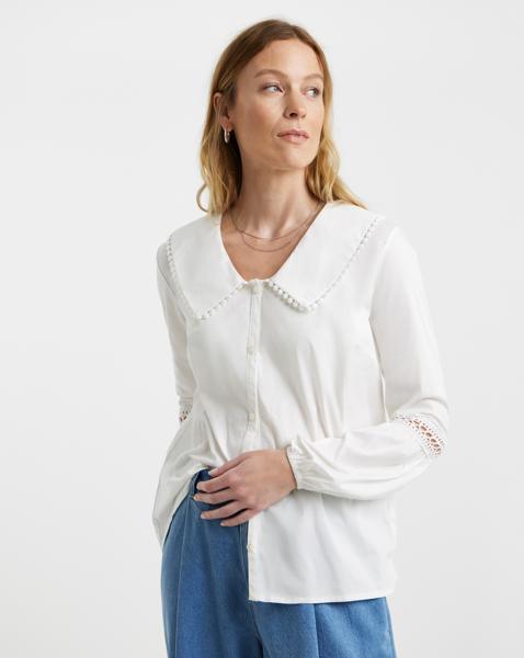 Collar Detail Blouse
