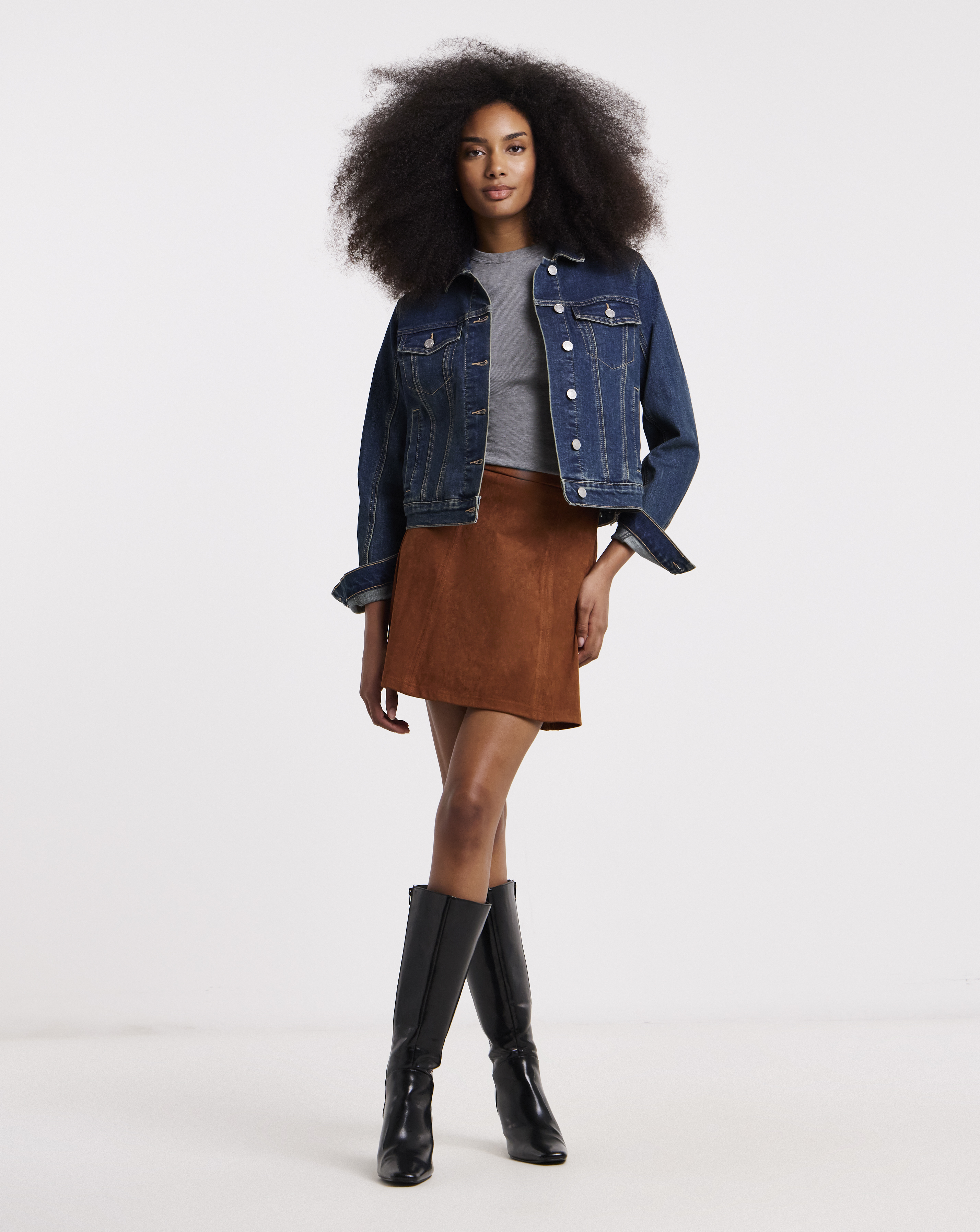 Simply Be Vintage Wash Denim Jacket
