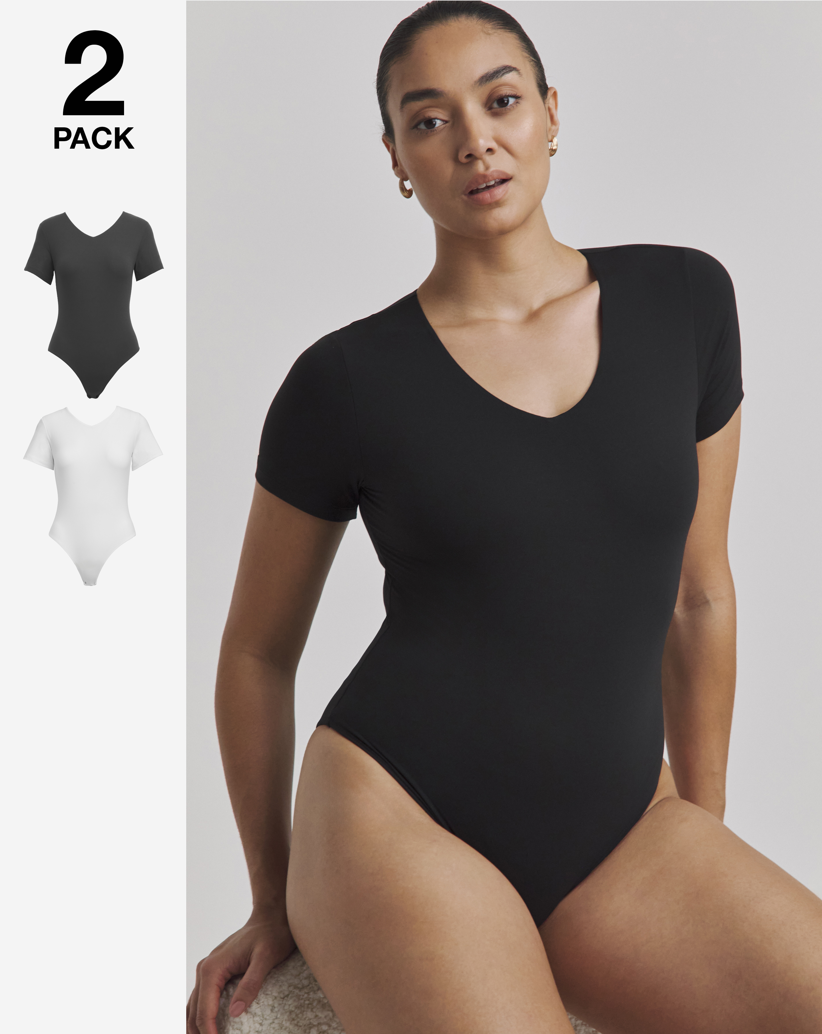 Magisculpt Smoothing V Neck Body 2 PK