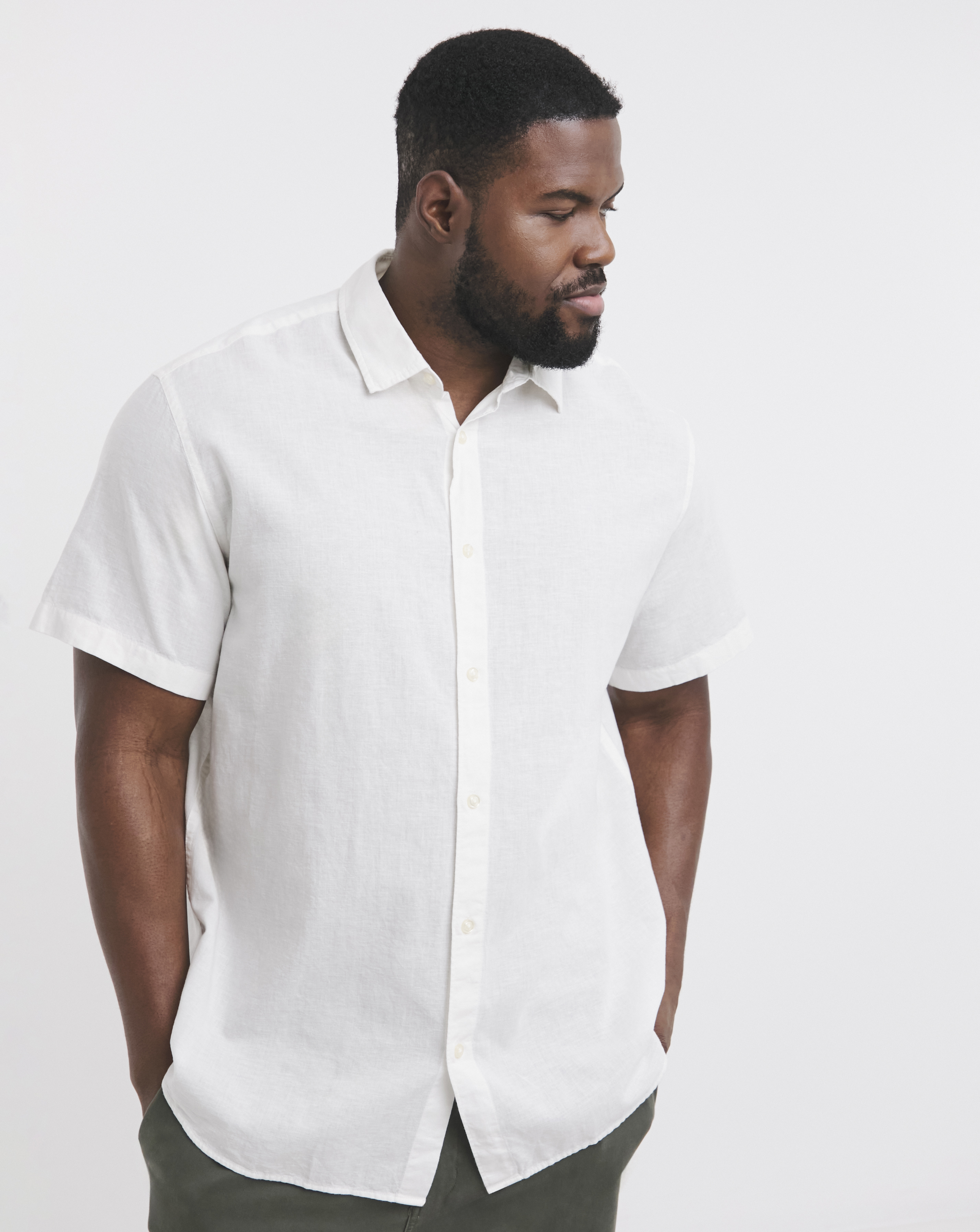 Jack & Jones Breeze Linen Shirt - White