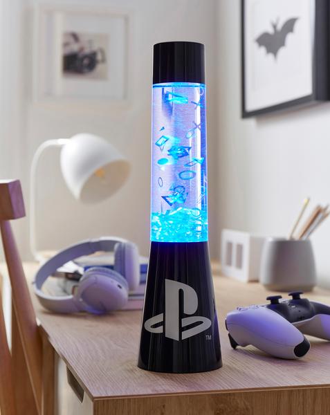 Floating Icons Glitter Liquid Flow Lamp