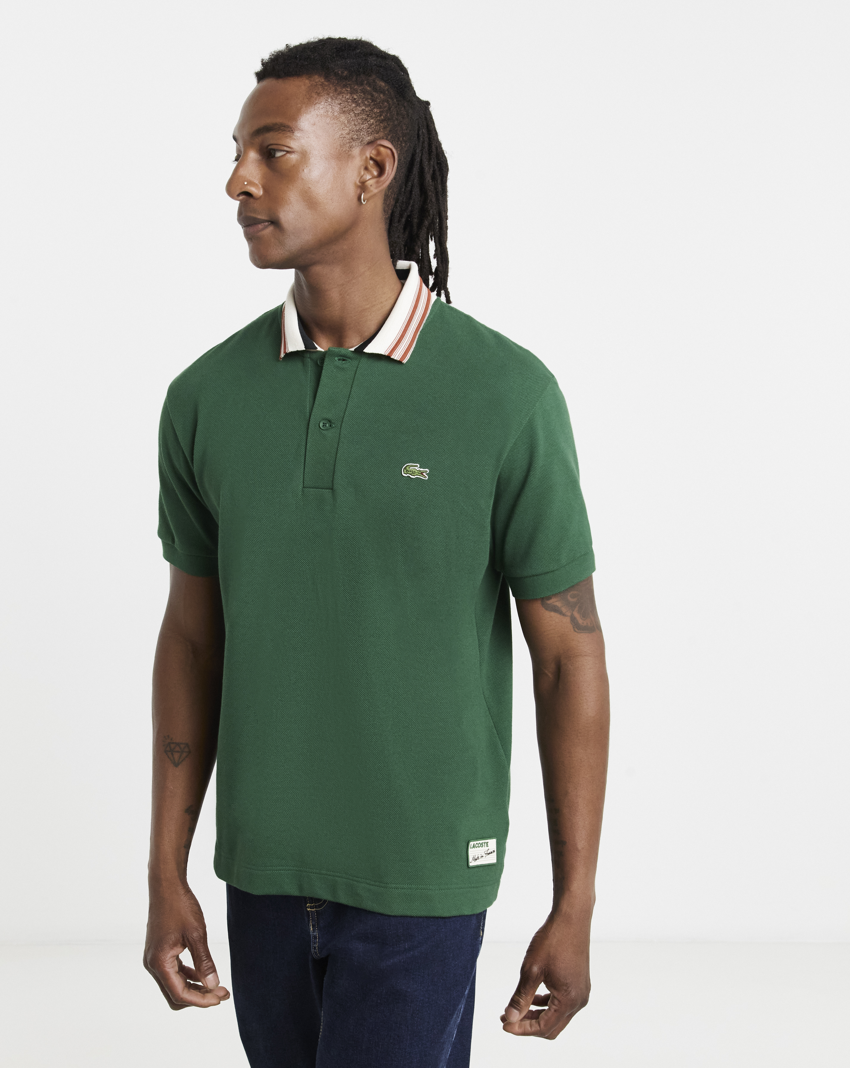 Lacoste Contrast Collar Polo