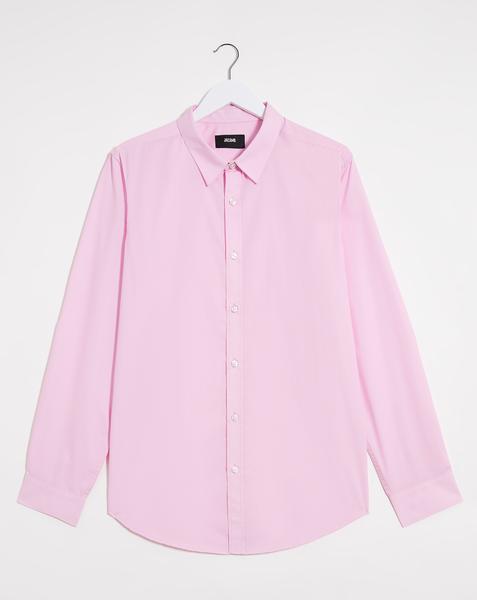 Pink Long Sleeve Formal Shirt