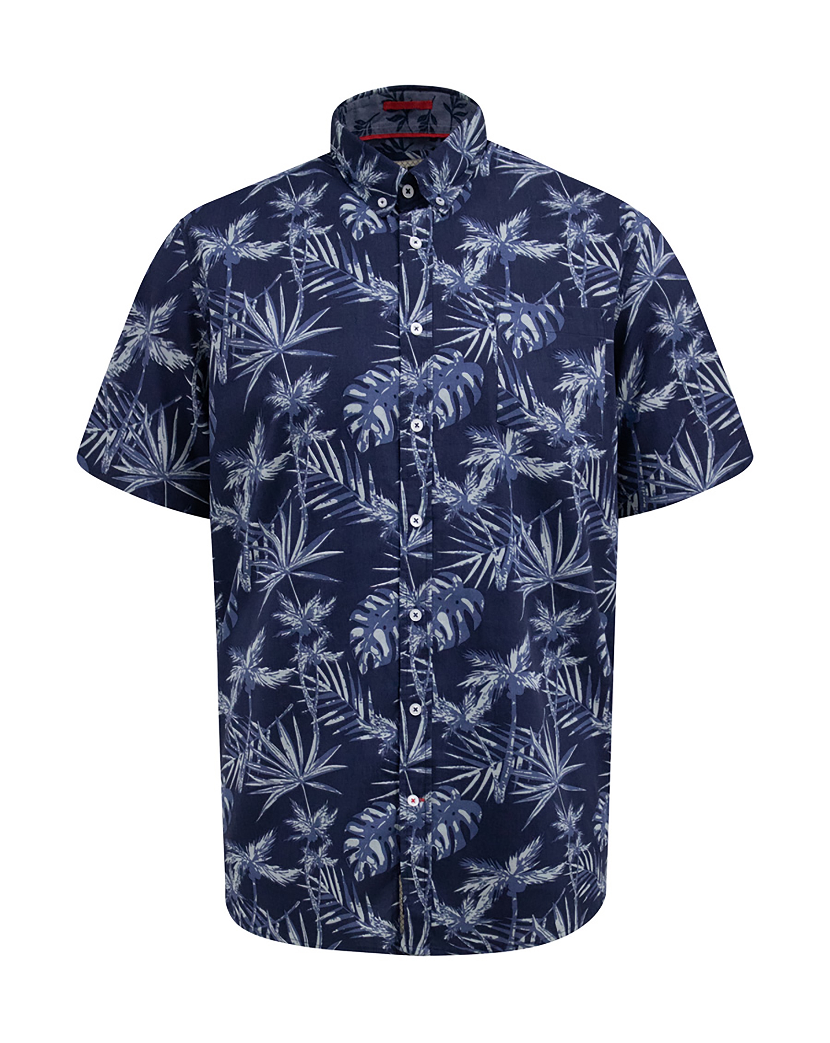 D555 Truro Navy Hawaiian S/S Shirt