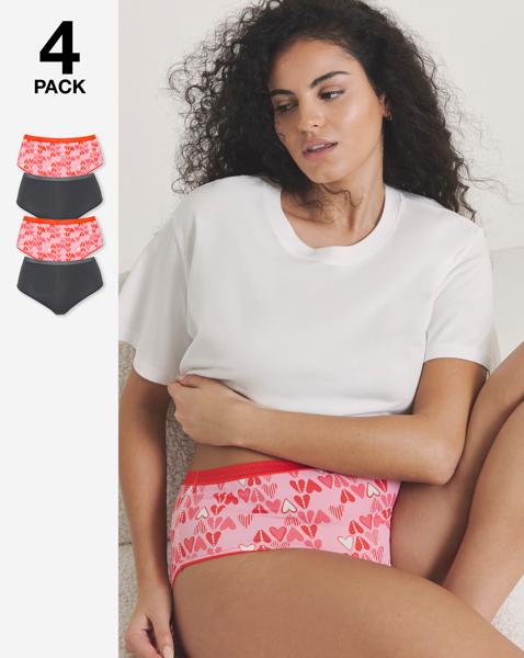 4 Pack Micro Midi Briefs