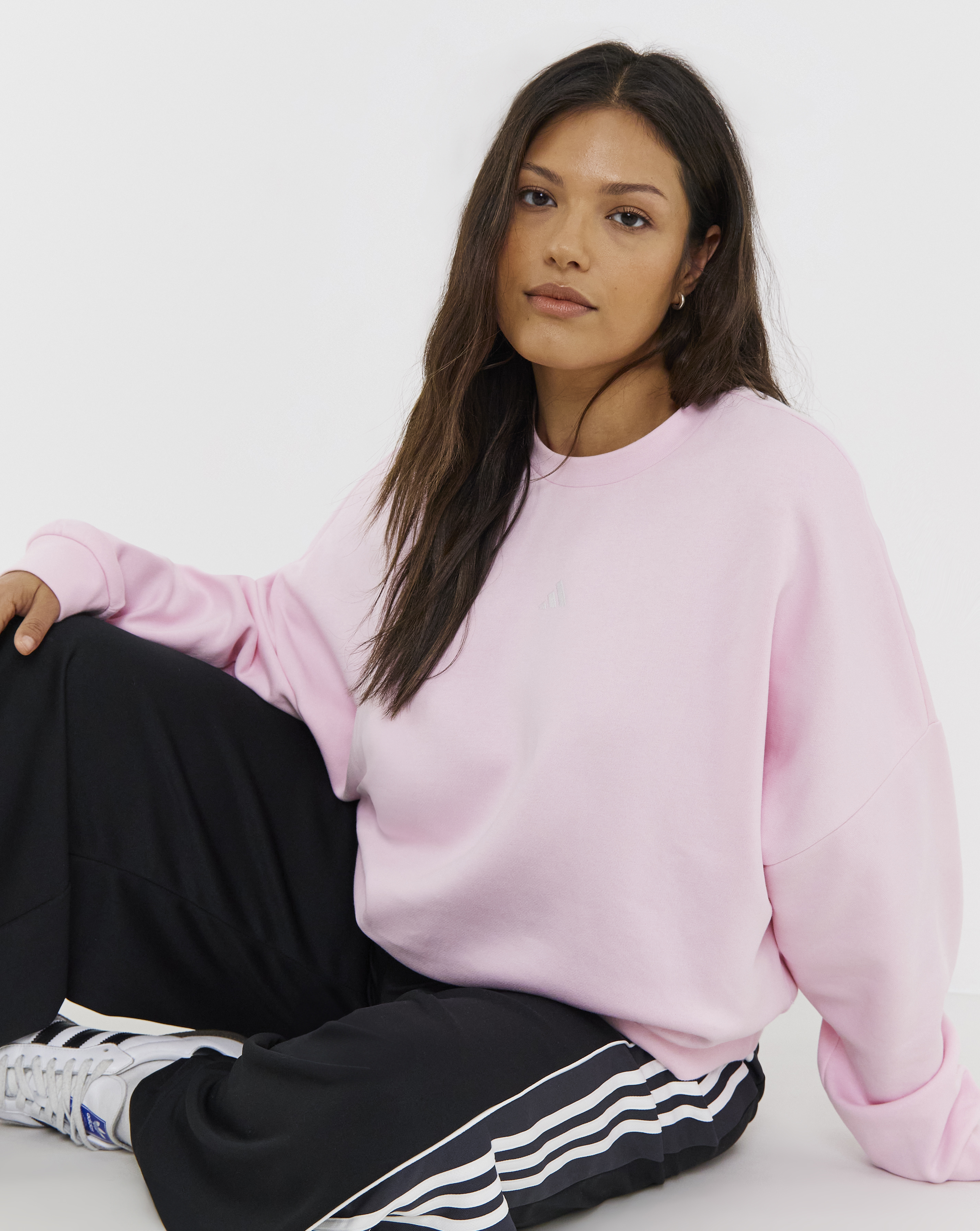 adidas Small Logo Fleece Sweatshirt