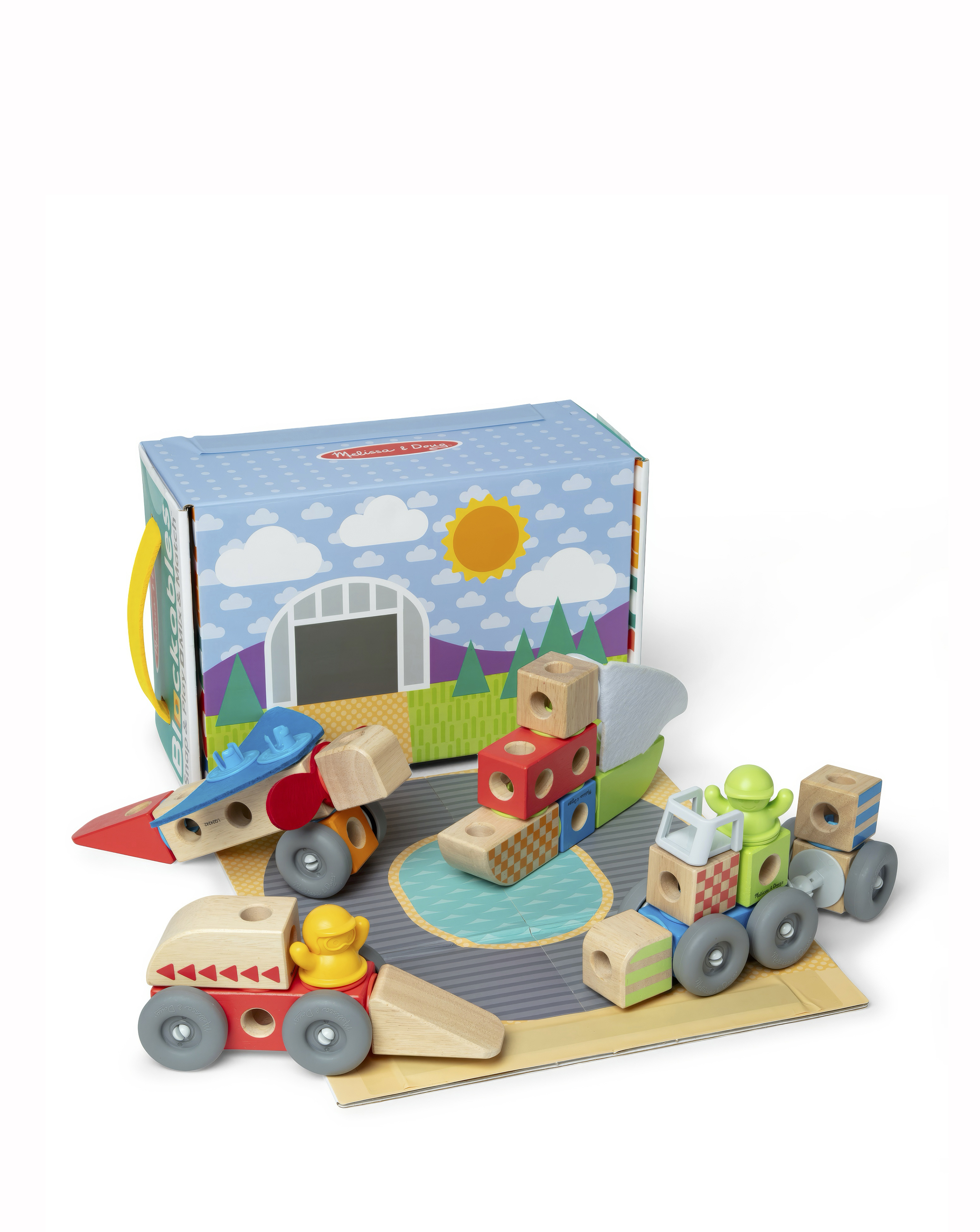 Melissa & Doug Vehicles Playset Large