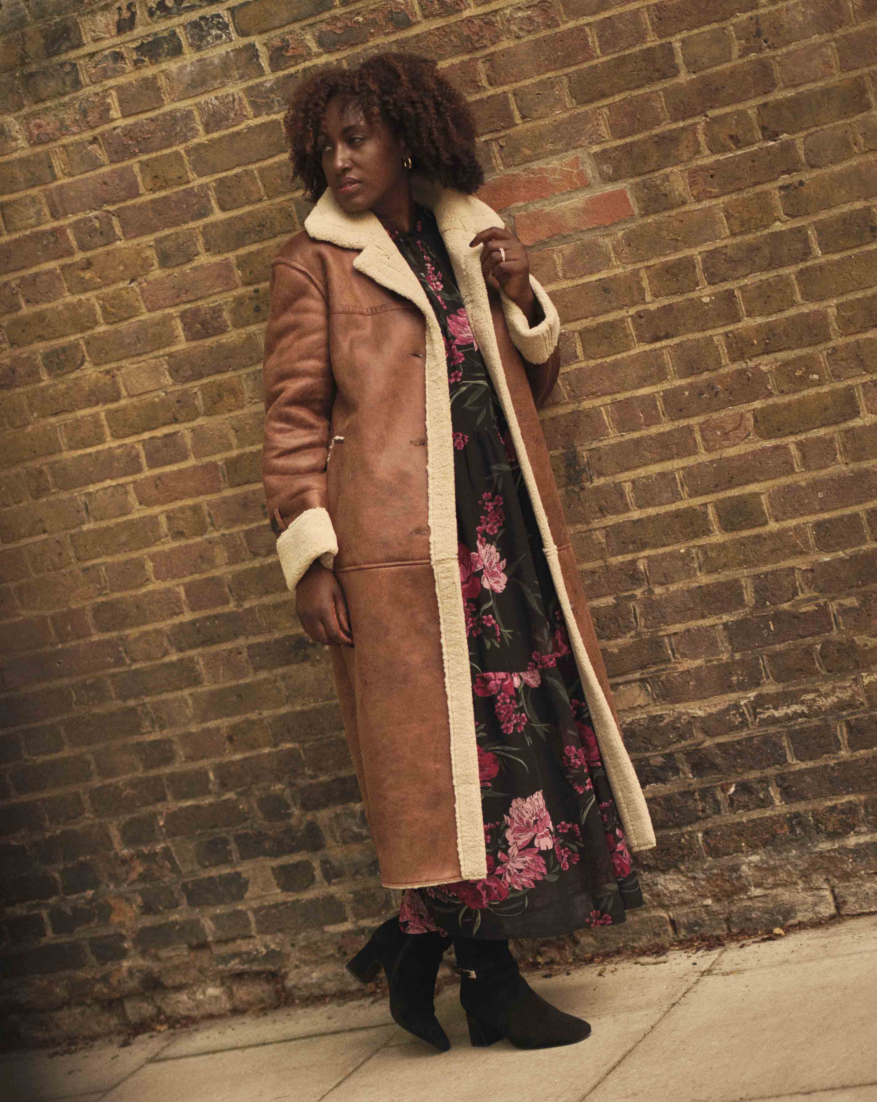 Maxi Shearling Coat