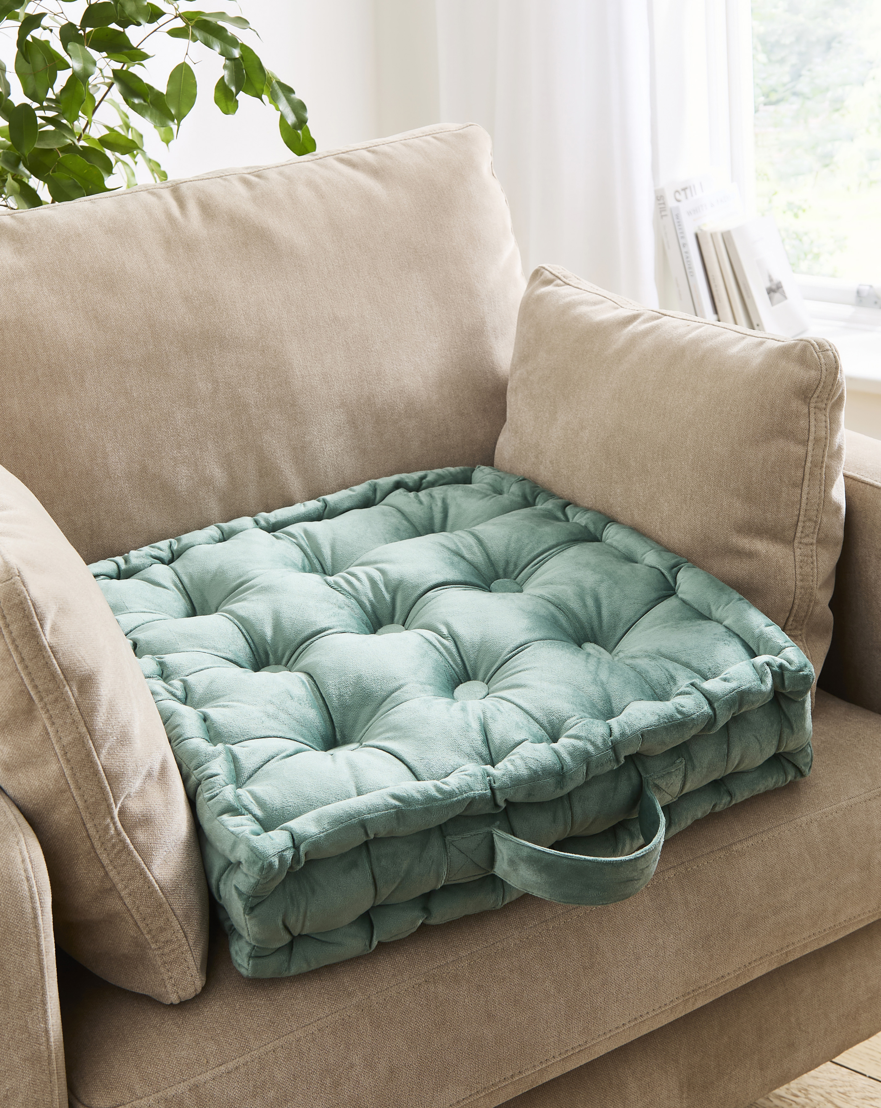 Velvet Padded Seat Cushion