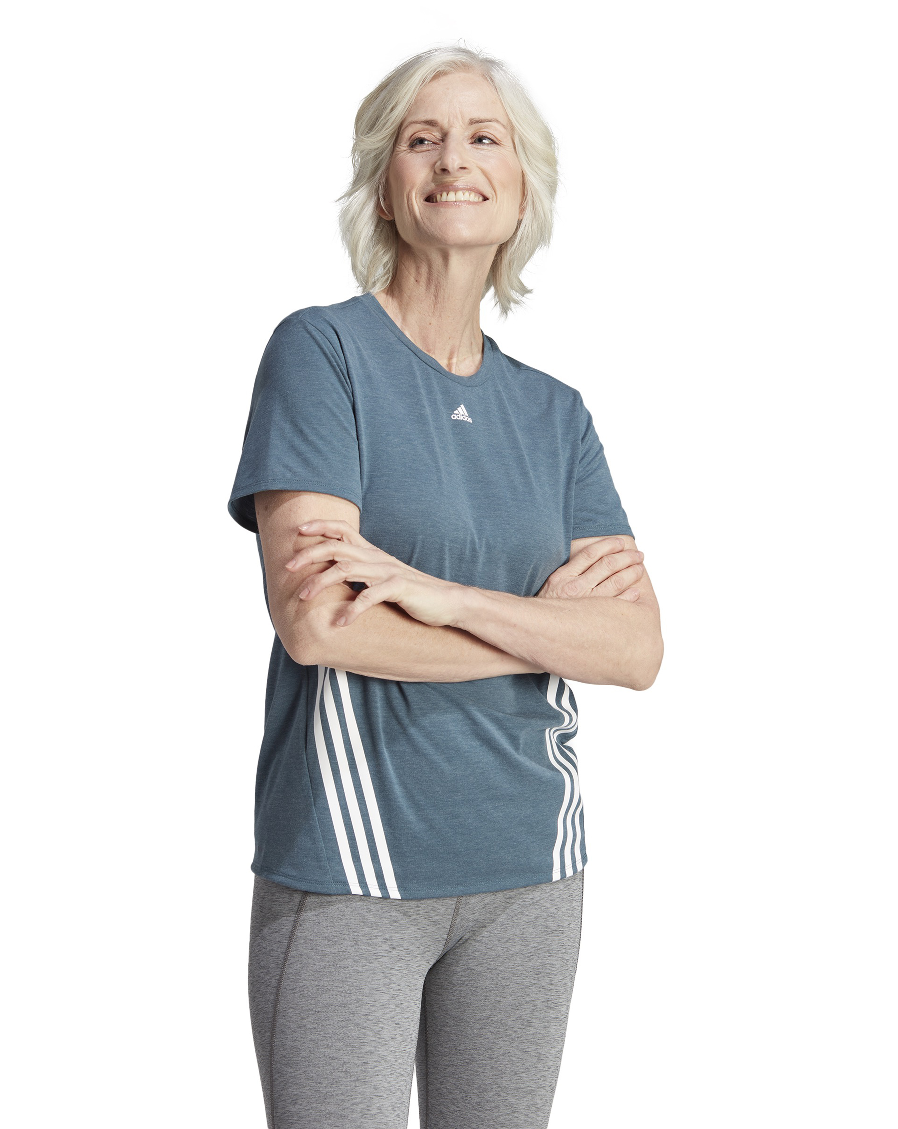 adidas Train Icons 3 Stripes T-Shirt