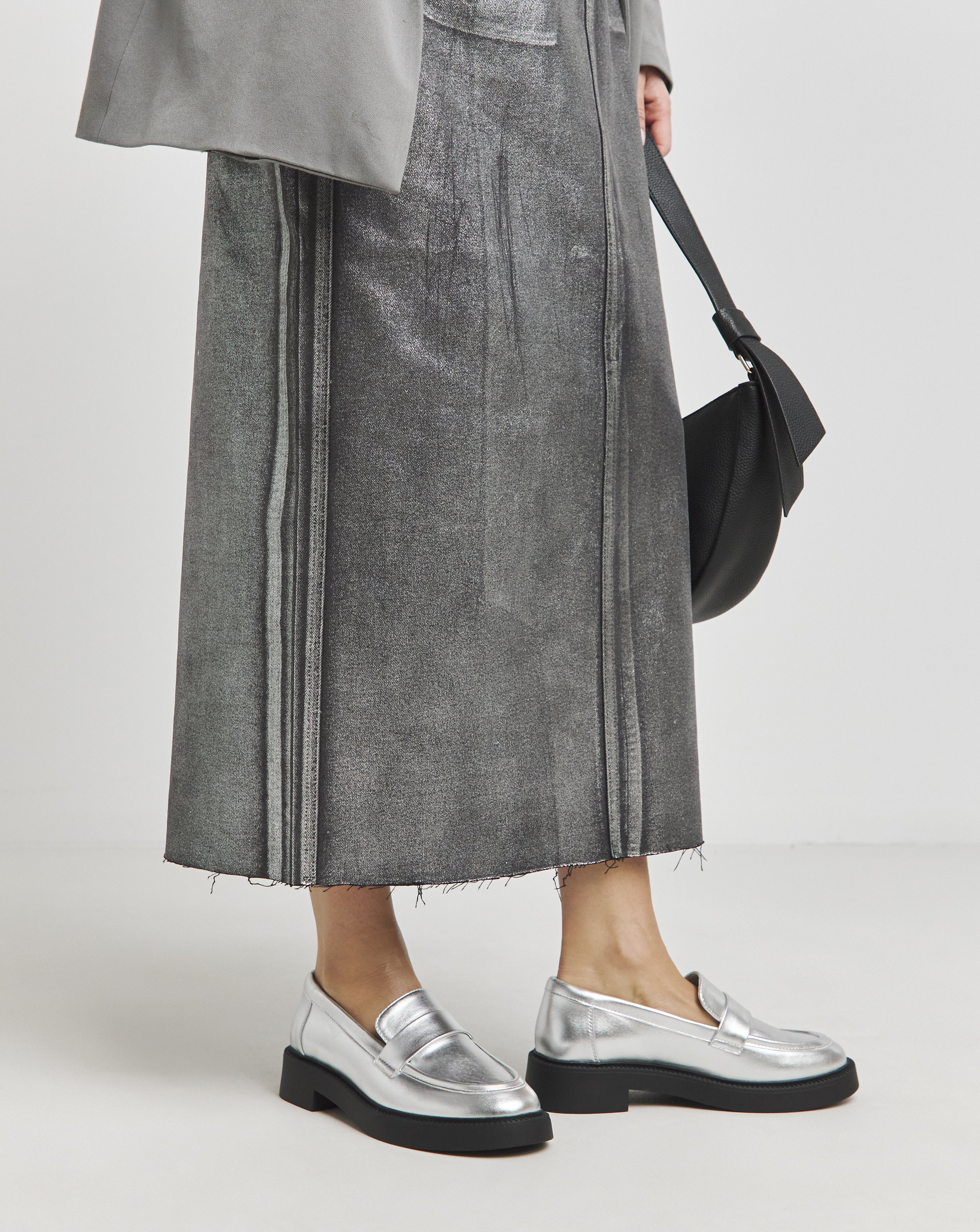 Plain Chunky Loafer Ex Wide