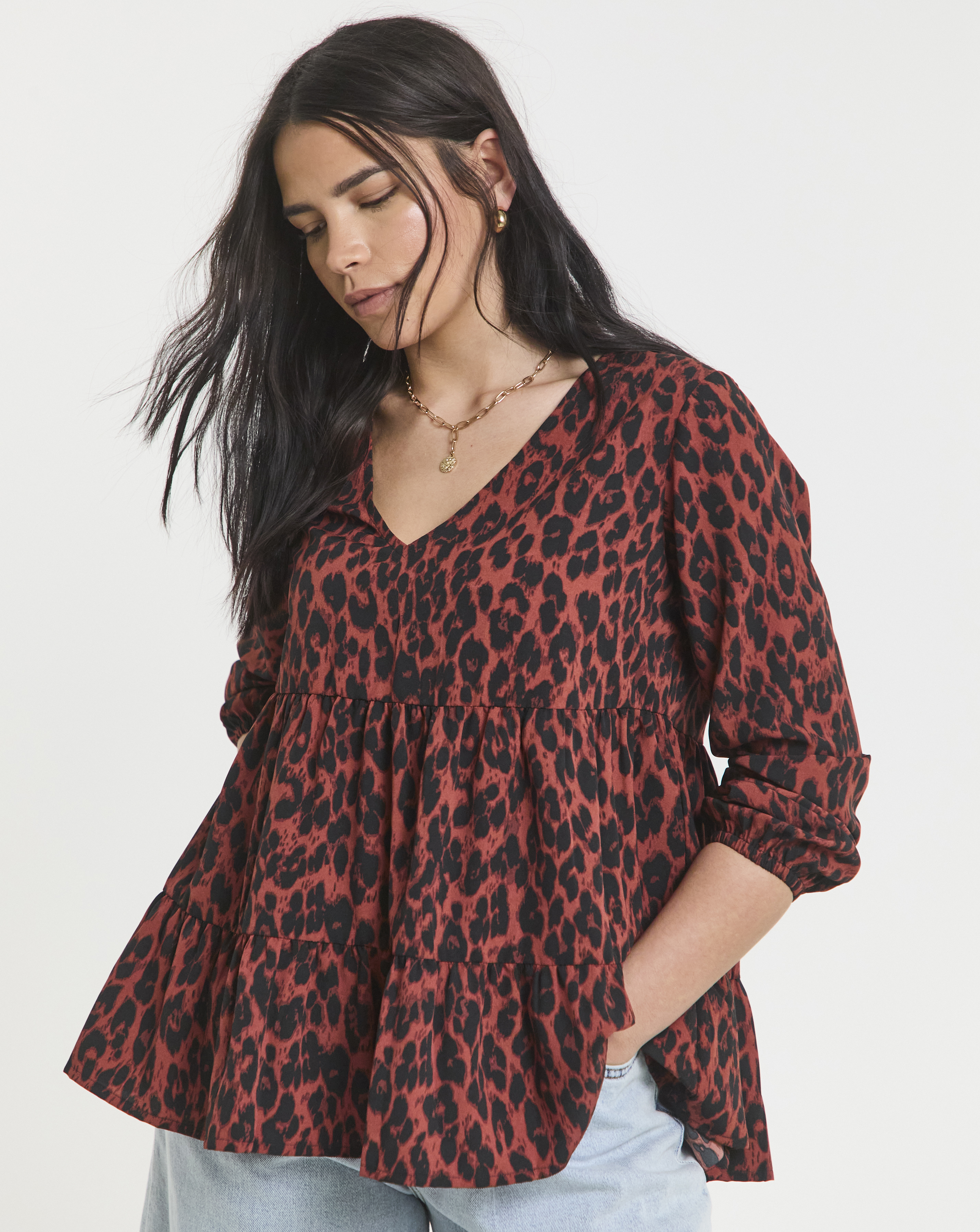 Simply Be Poly Crepe Smock
