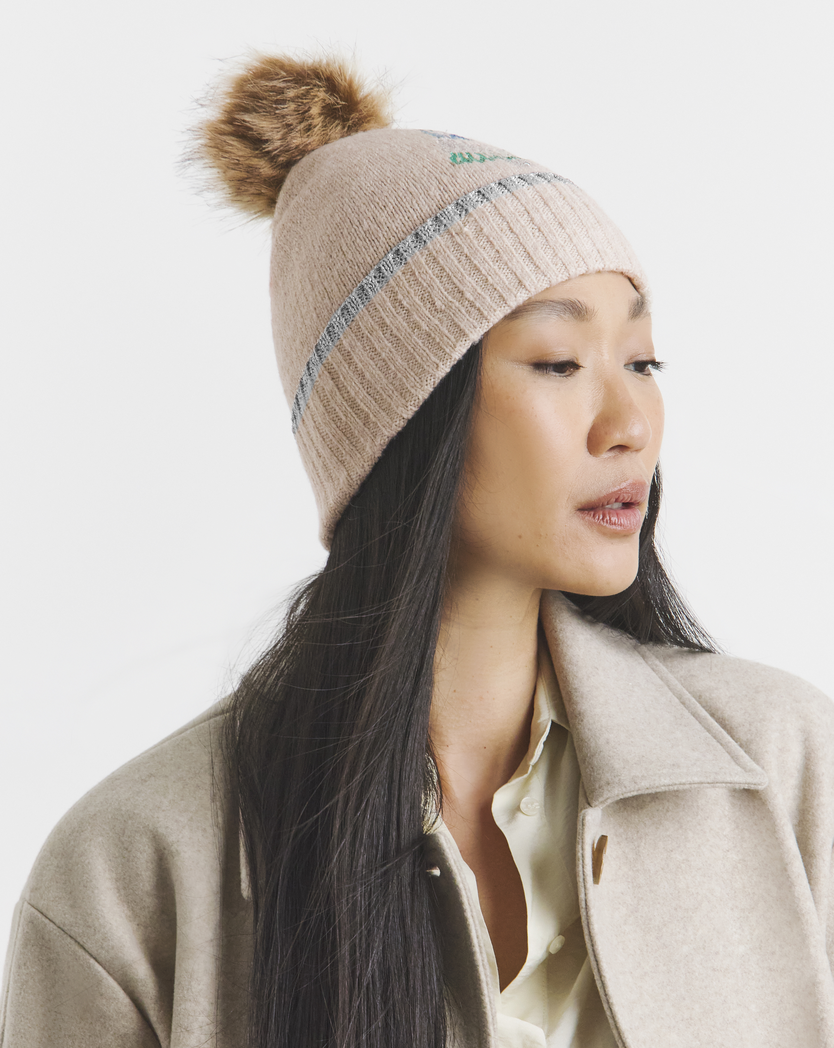 Christmas Tree Bobble Hat
