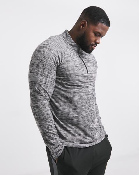 Active Grid Fleece Lined Track Top