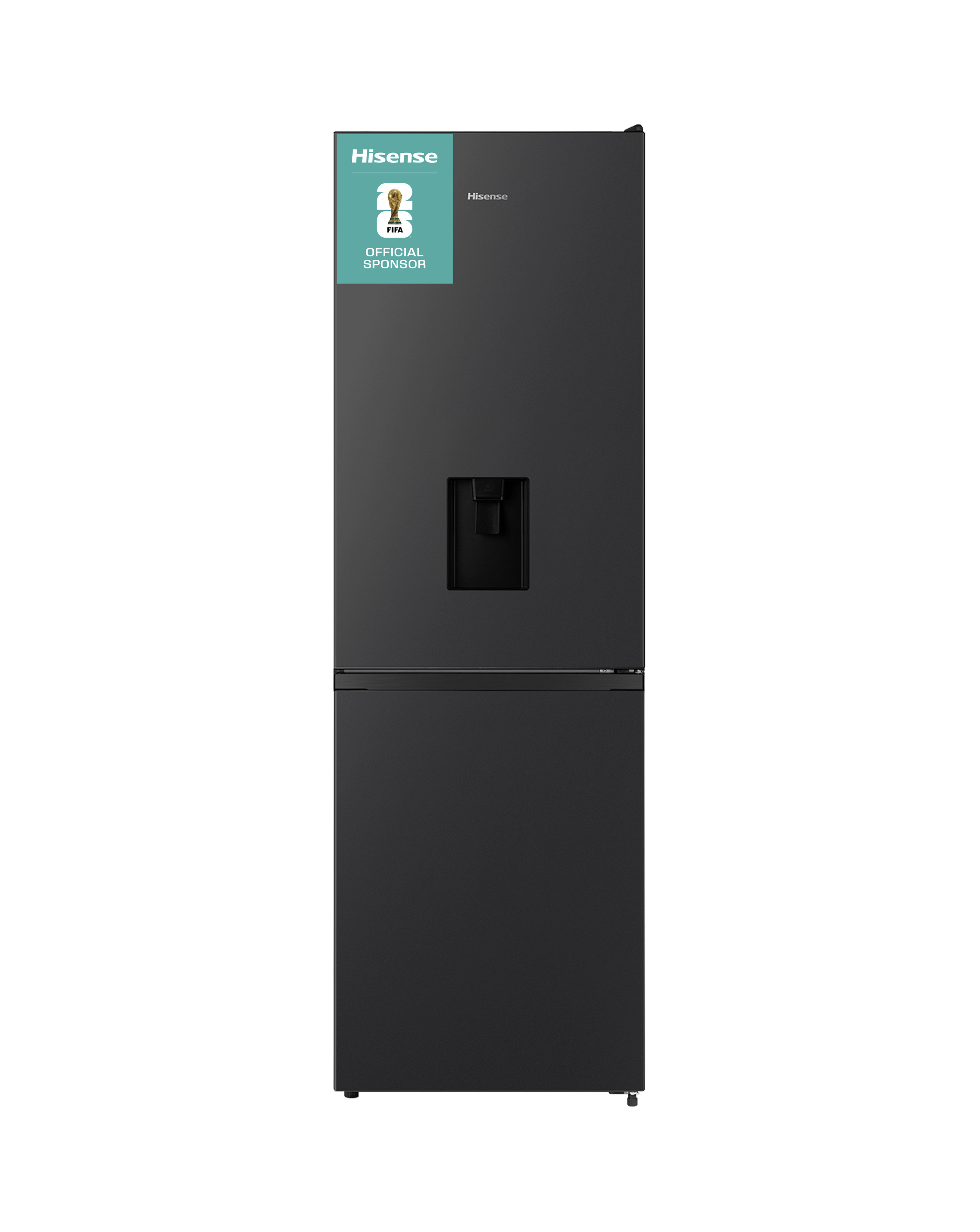 Hisense RB390N4WBE Fridge Freezer Black