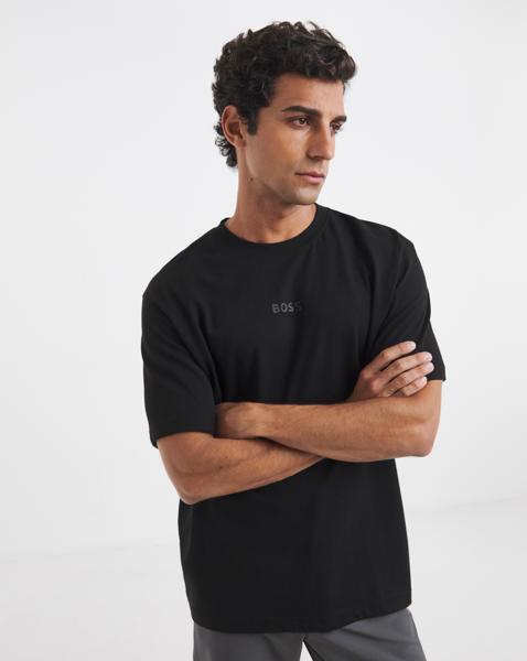 BOSS Relax Fit Logo T-Shirt - Black
