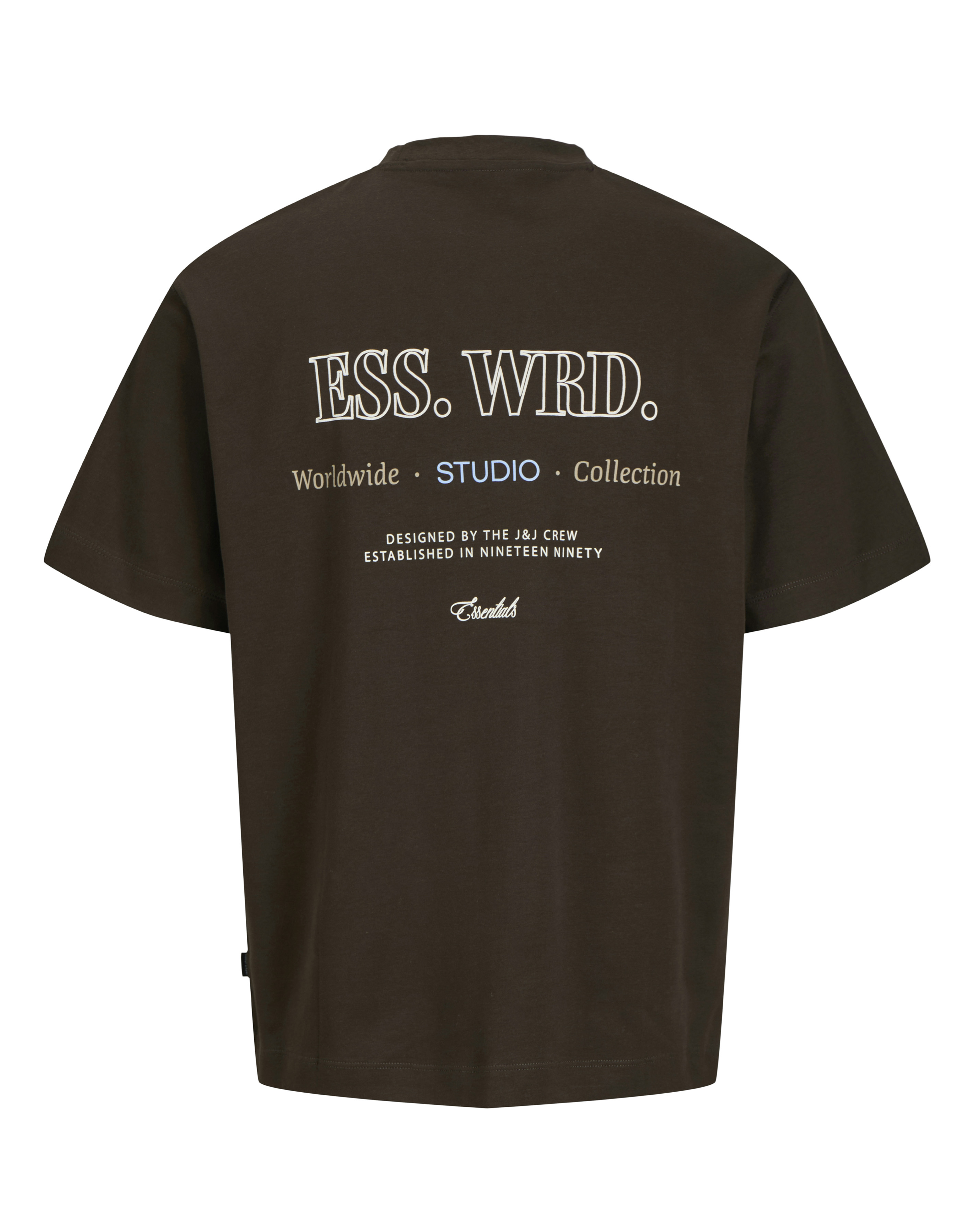Jack & Jones Men's Brown Urban Edge Graphic T-Shirt