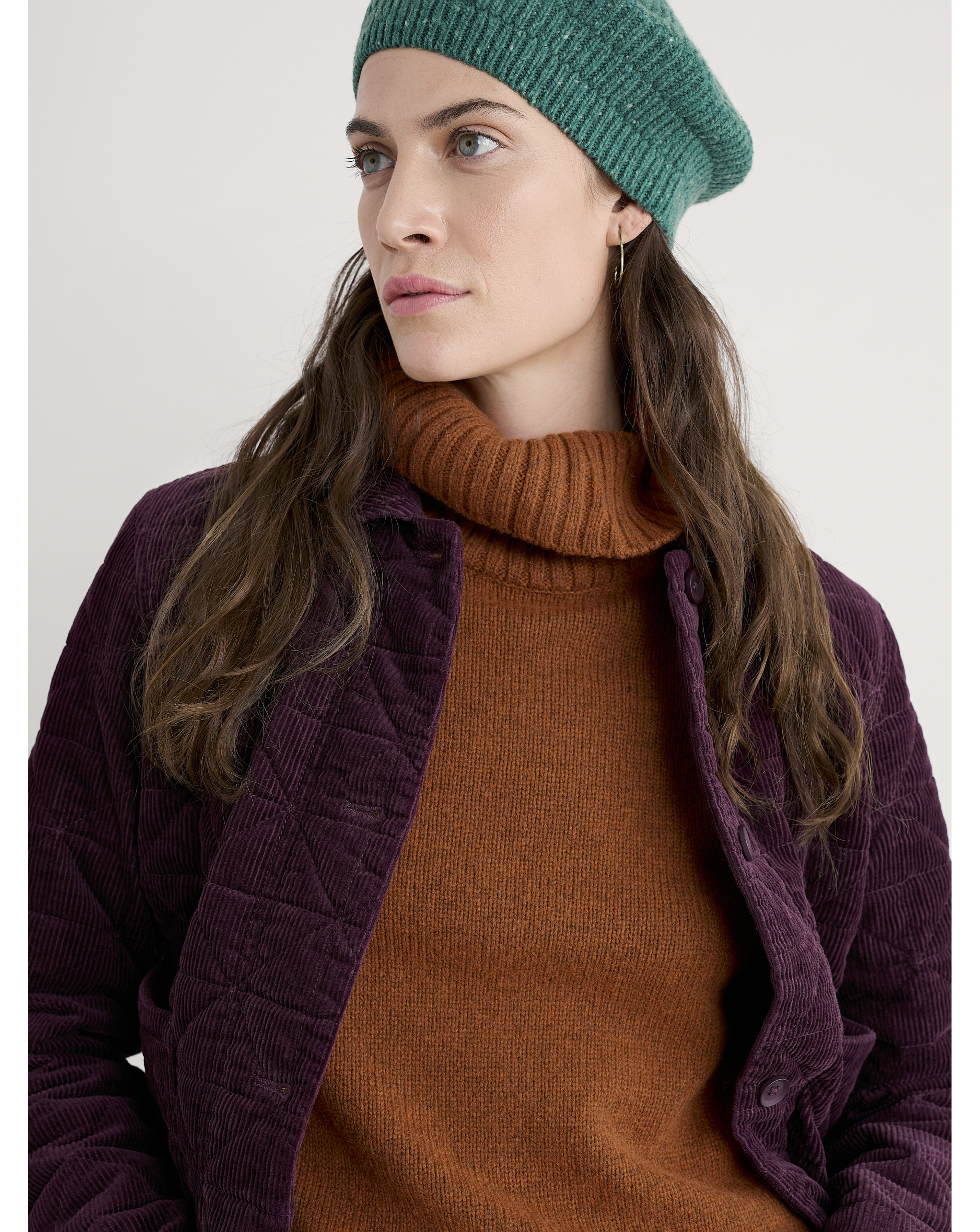 Seasalt Burgundy Cornwall Incoming Tide Jacket - Size 18