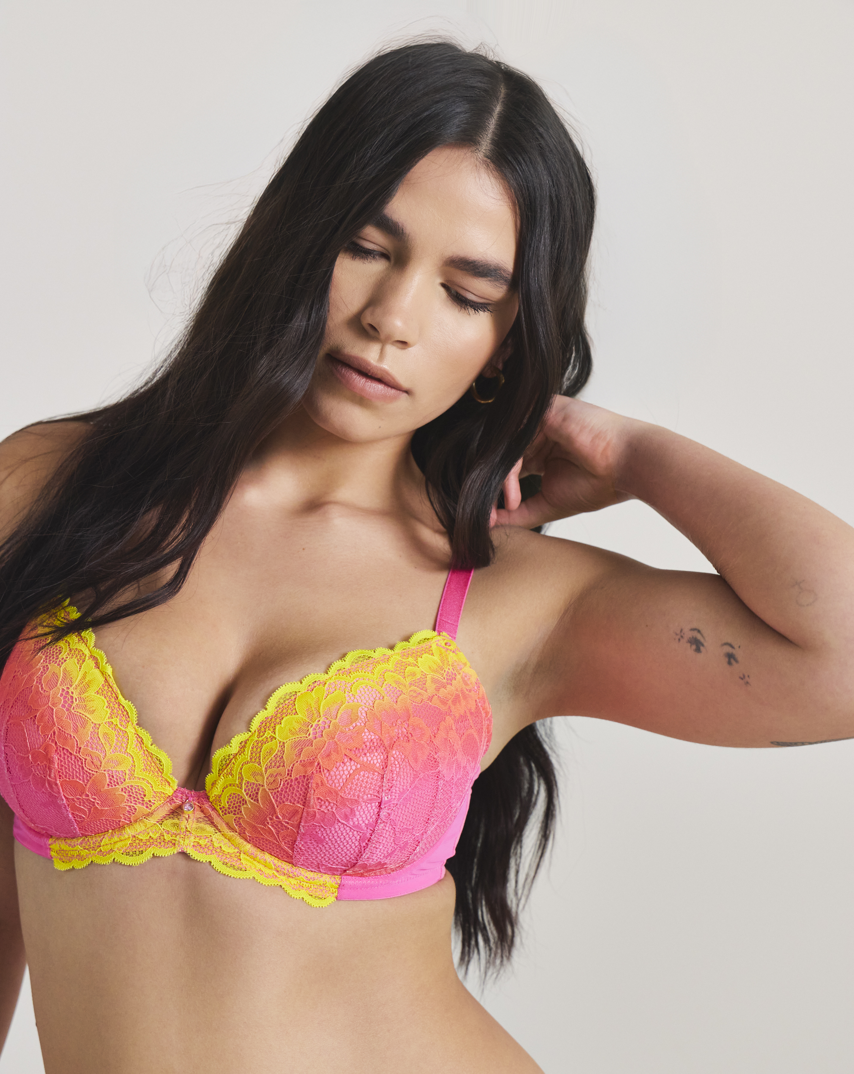 Ann Summers Sexy Lace Plunge Bra Multi