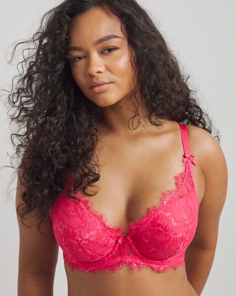 Pulse Lace Underwired Plunge Bra B-G