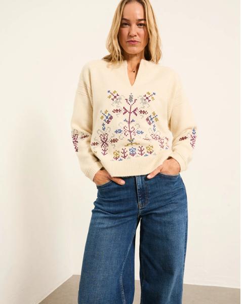 FatFace Floral Jumper
