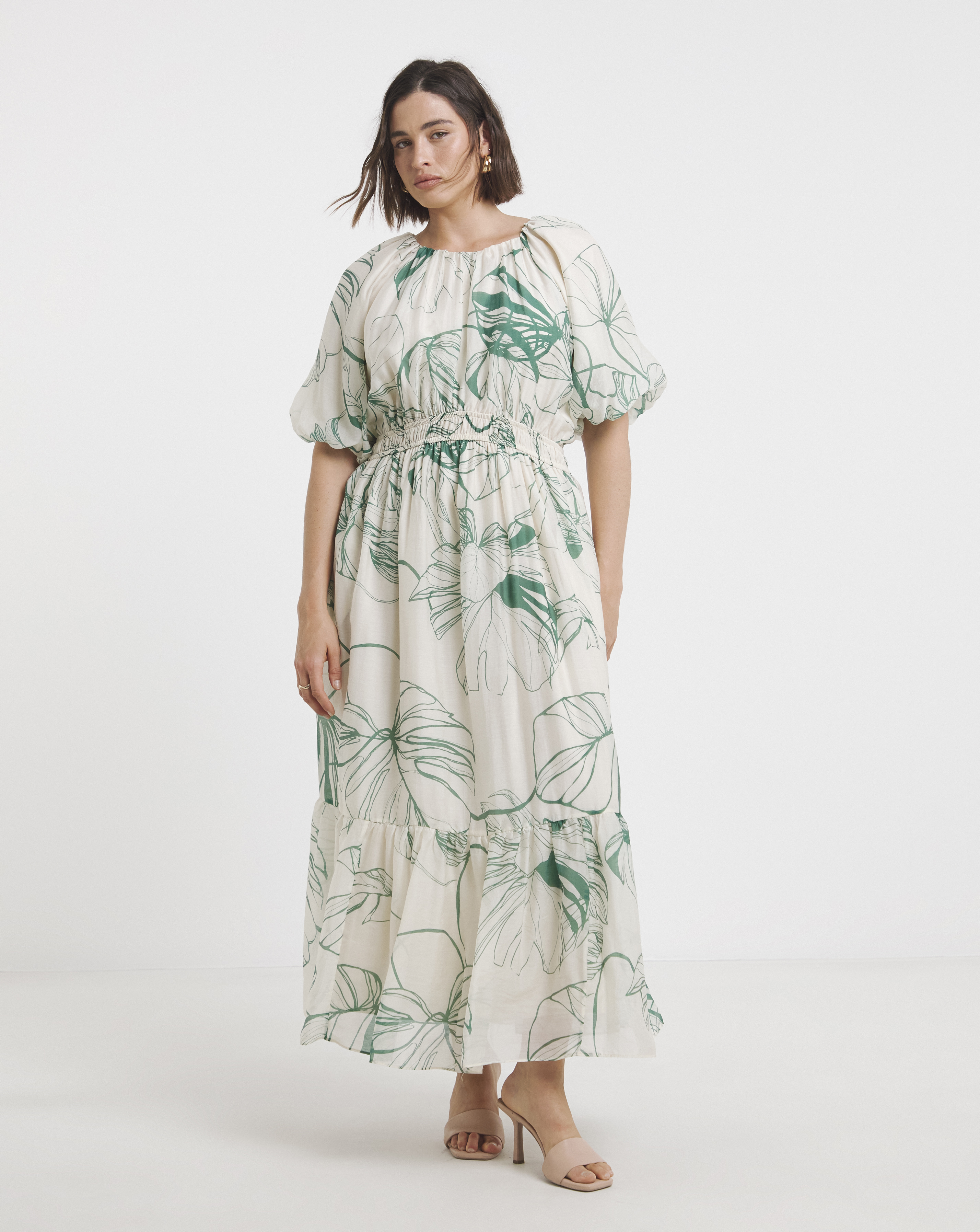 Joanna Hope Puff Sleeve Dress