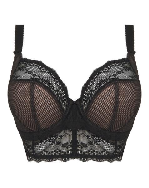 Elomi Charley Wired Longline Bra Black