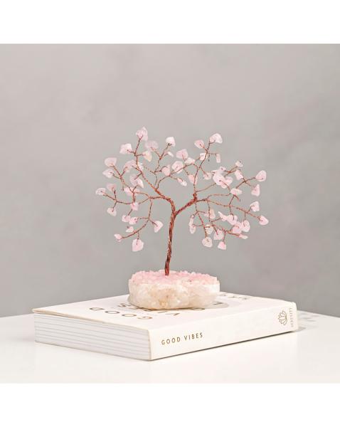 Serenity Gemstone Tree Love Rose Quartz