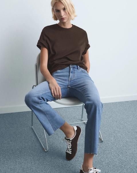 Mango Flared Crop Jean
