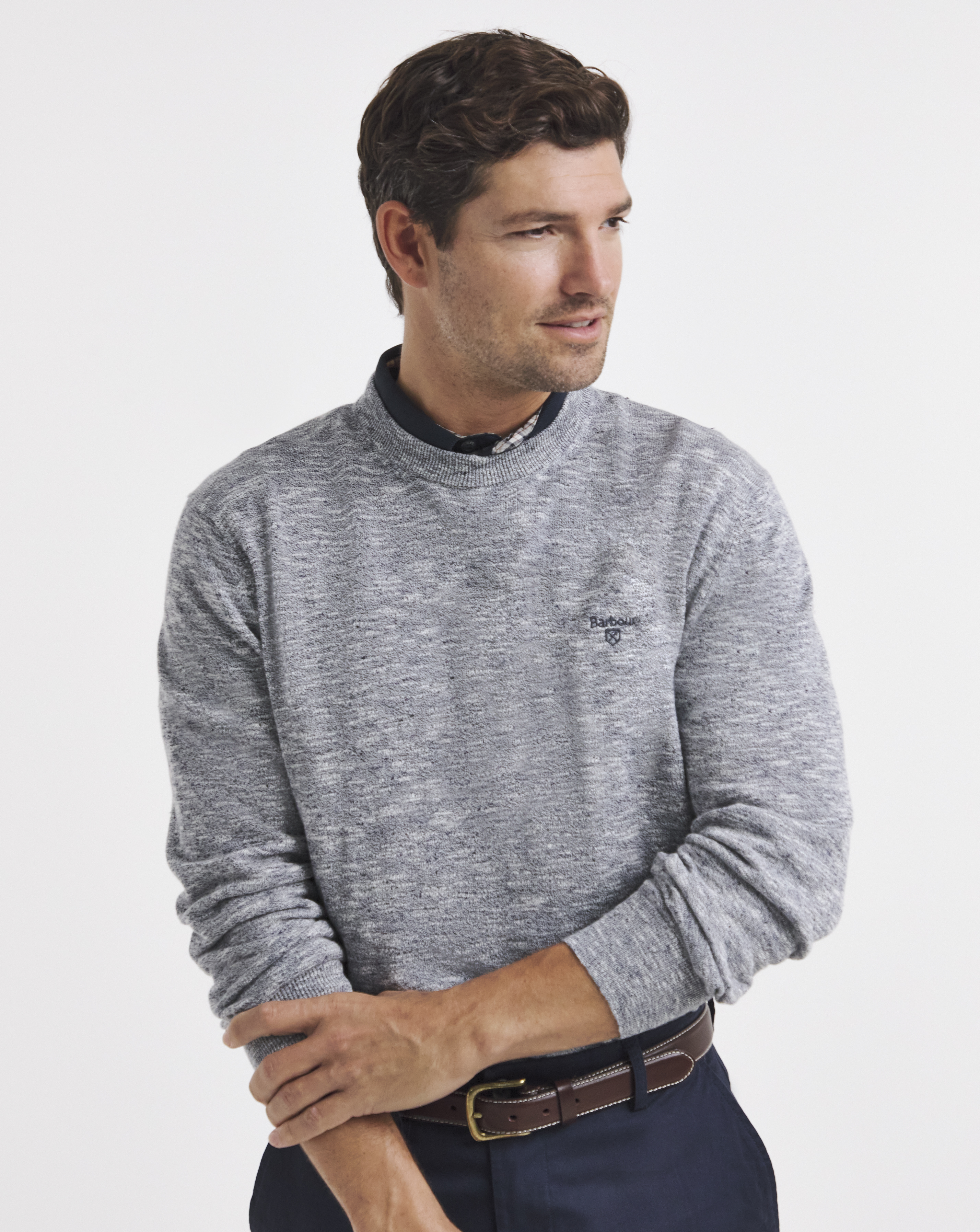 Barbour Flaxby Linen Blend Jumper
